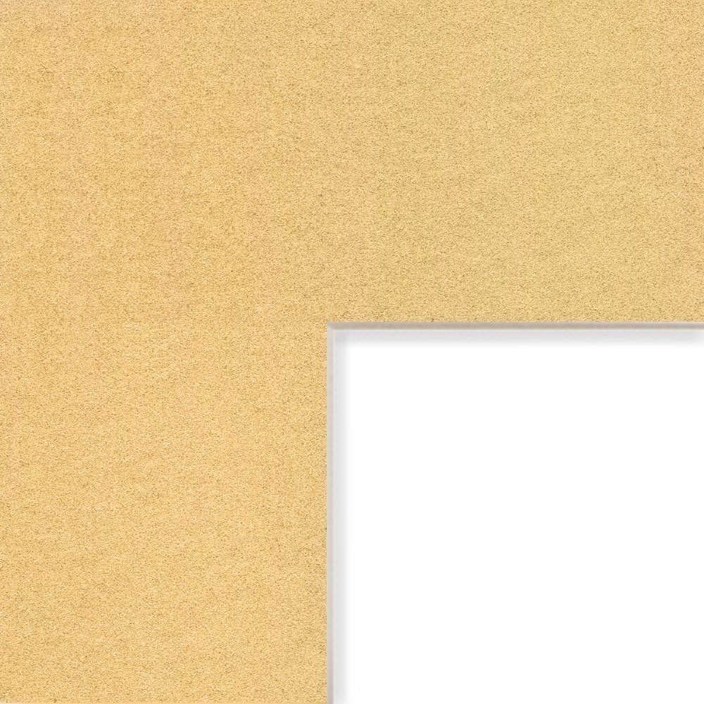Craig Frames B5075 24x36-Inch Mat, Single Opening for 20x32-Inch Image, Frosted Gold with Cream Core-image-23