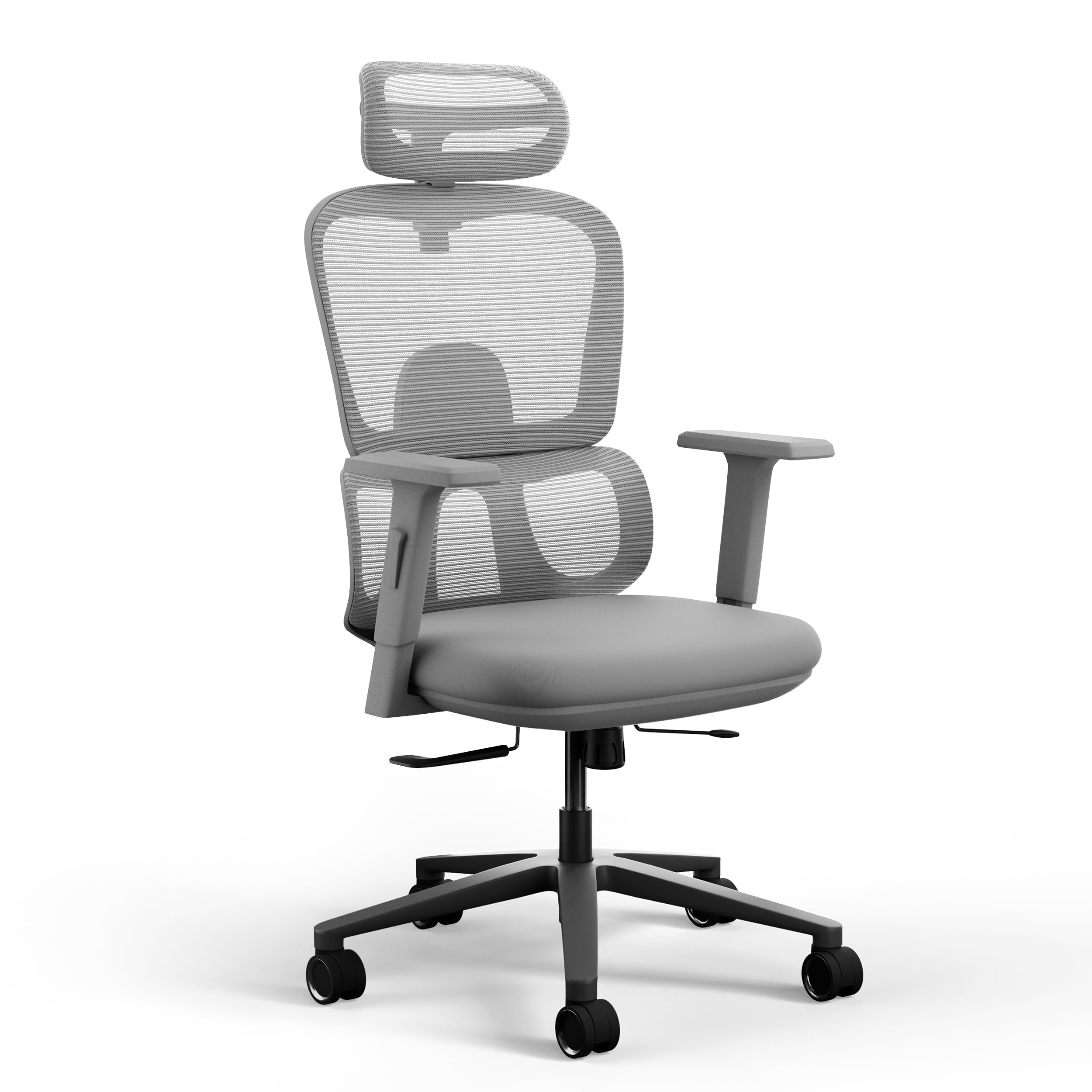 Frido AeroMesh Ergo Chair, Adjustable Armrests & Headrest, Lumbar Support, Breathable Mesh Back Fabric, Customizable Seat Depth & Height, Office Chair...