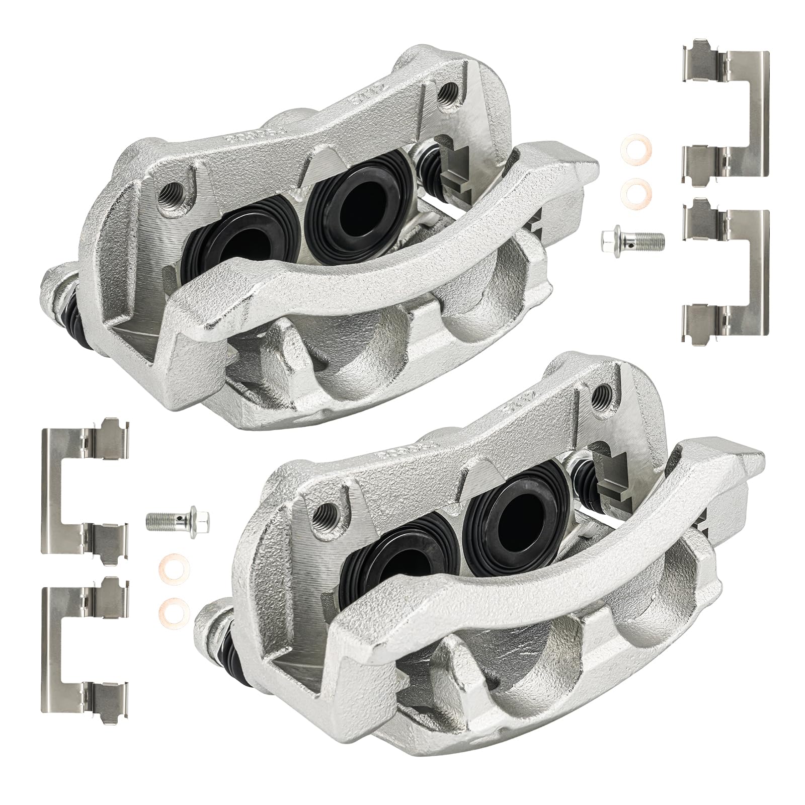 PHILTOP Front Brake Caliper Compatible with 2008-2023 TITAN, 2006-2023 Armada, 2014-2023 QX80, 2007-2013 QX56, 19-B3338, 19-B3339