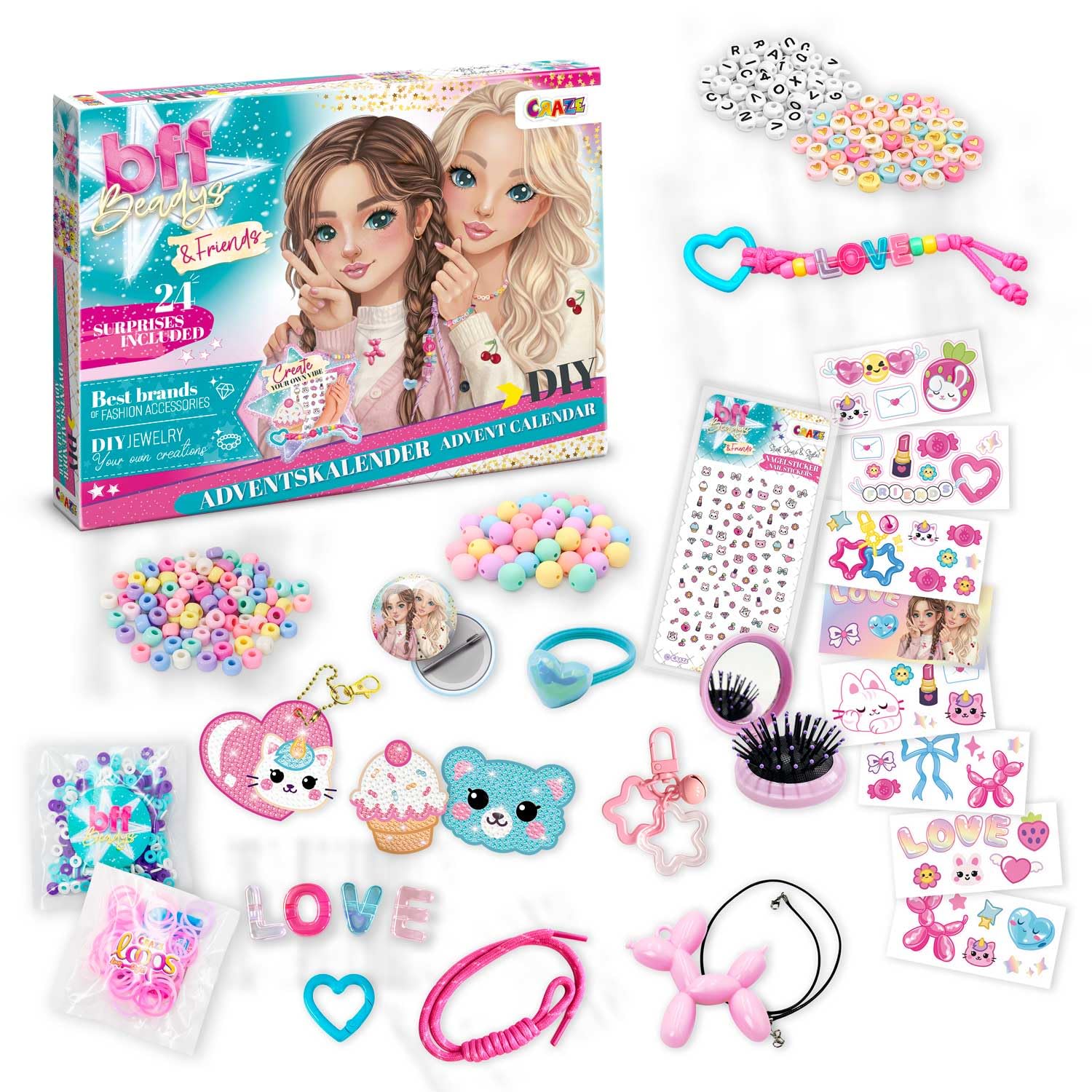 CRAZE BFF & Friends Adventskalender 2026 – DIY Schmuck & Kreativset