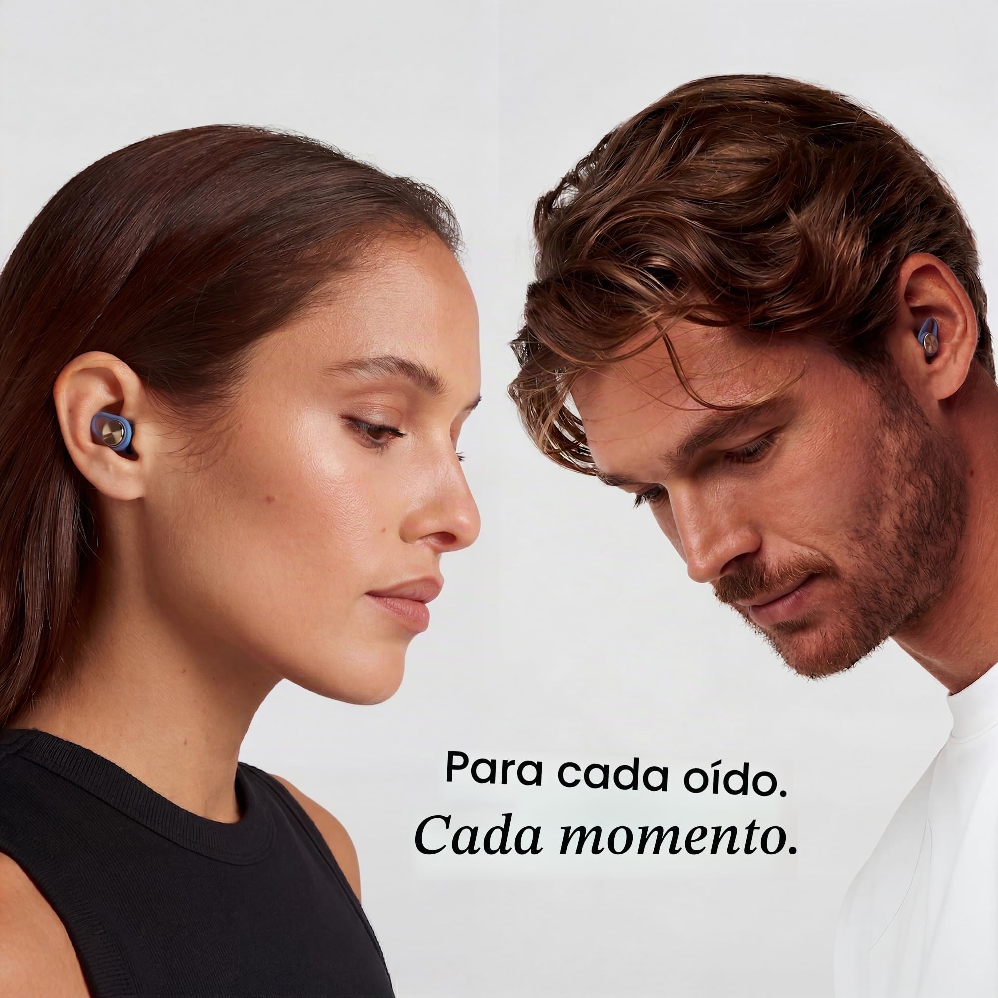 Hears Plus Tapones para los oídos de alta fidelidad, reducción de ruido mejorada para eventos ruidosos, enfoque, viajes y sensibilidad al ruido, protección auditiva certificada SNR de 25 dB, puntas