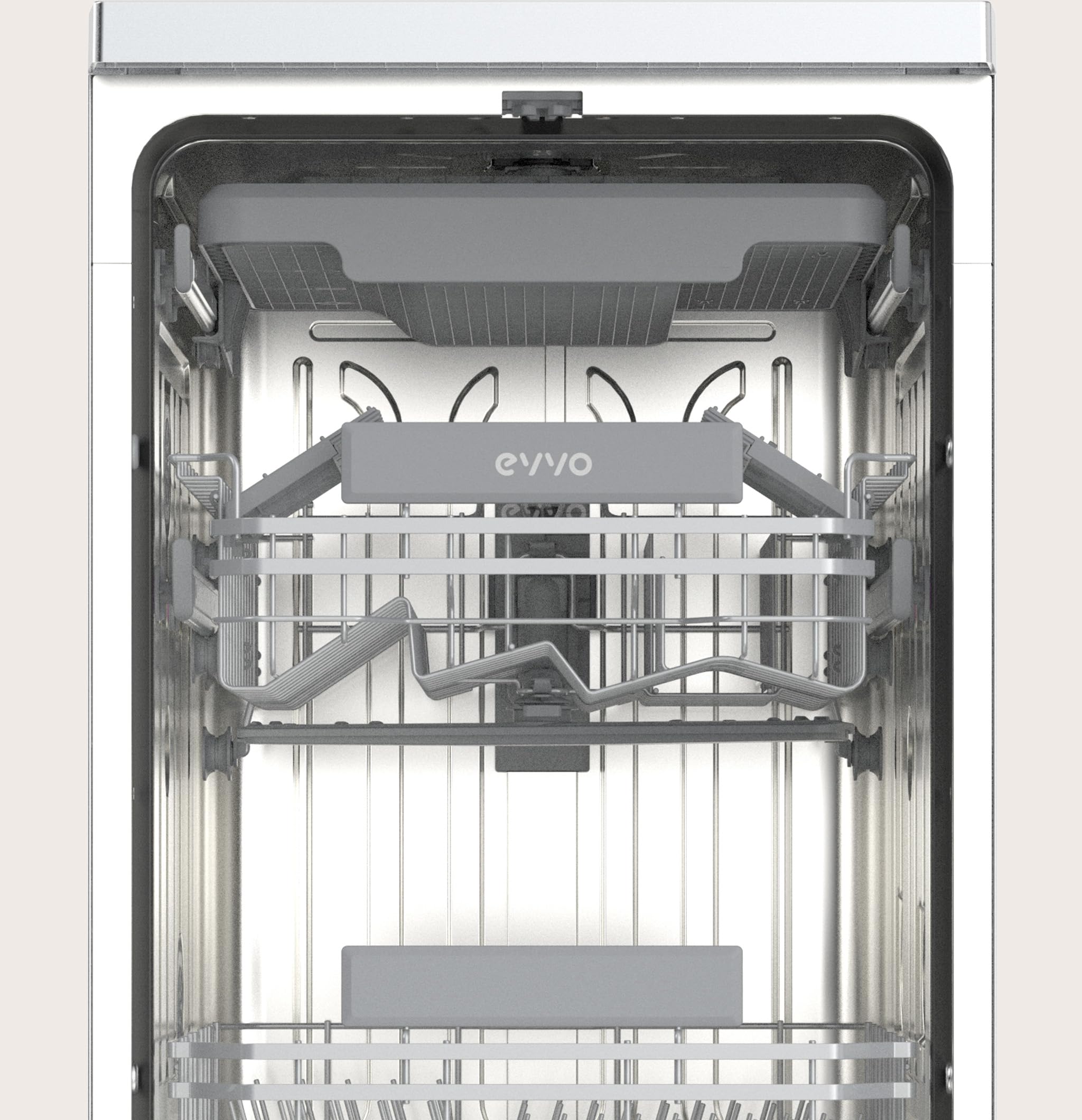 Lavavajillas D3Y Slim - 45 cm, 11 Servicios, Clase Energética D, Diseño Slim Compacto, 6 Programas, Media Carga, Inicio Diferido, Secado Extra, Funcionamiento Silencioso (Inox) — view 8