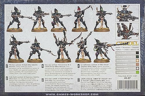 Miniatura 3 de Games Workshop Warhammer Dark Eldar: Kabalite Warriors (2010)