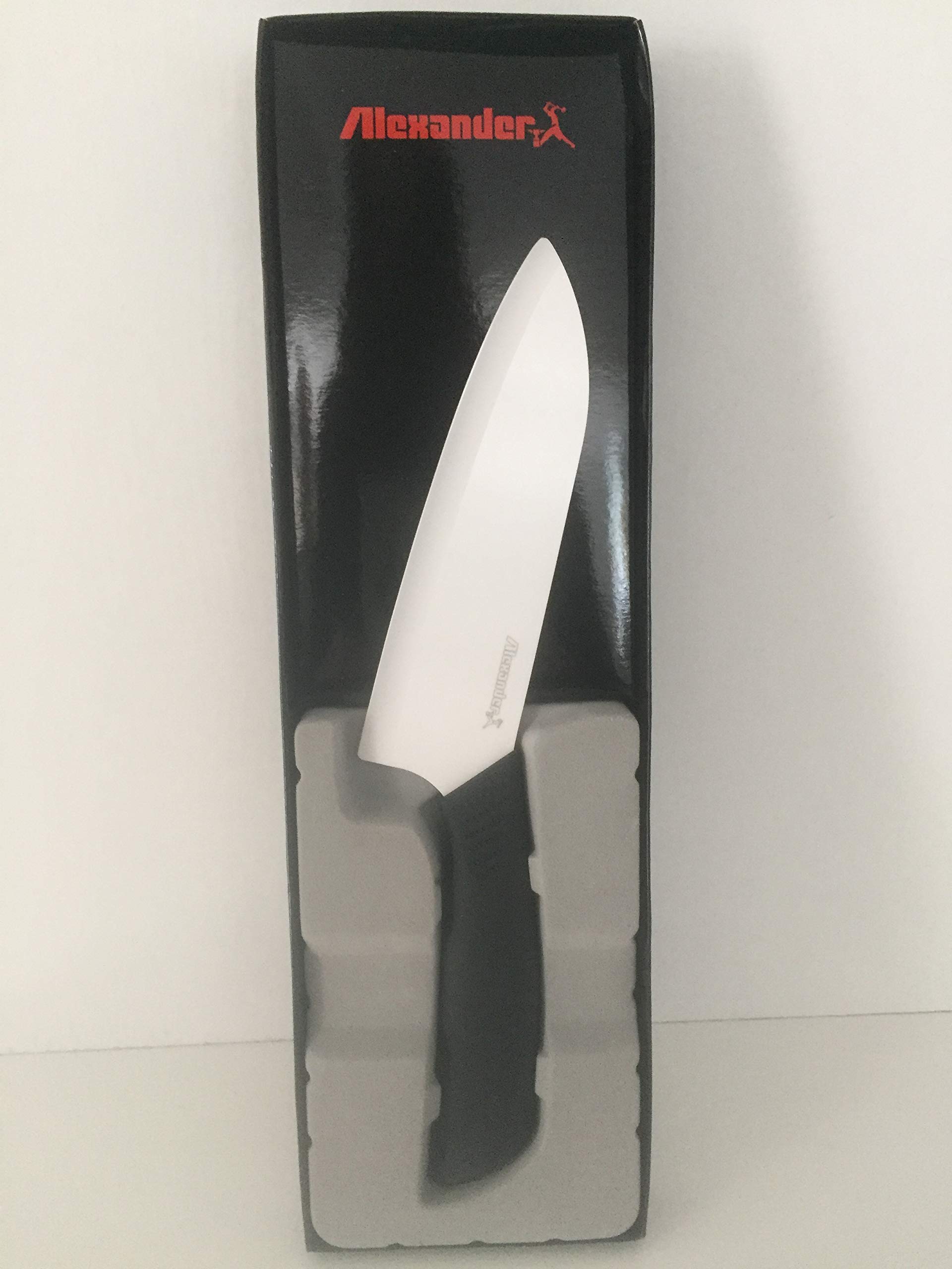 Couteau Céramique Alexander SANTOKU CM 15 Anti Oxydation Aliments