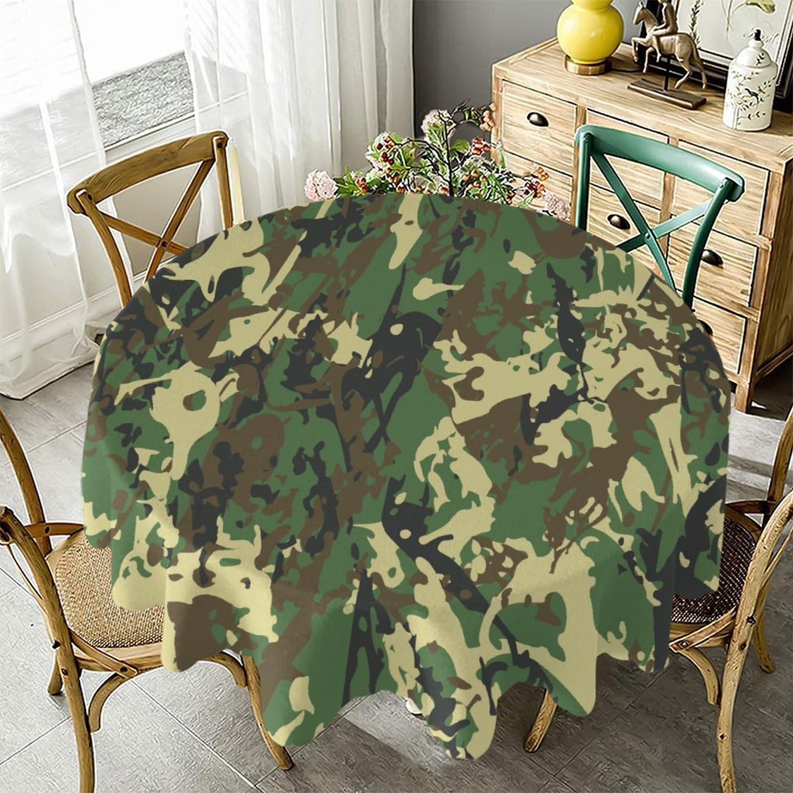 Army Camouflage Table Cloths