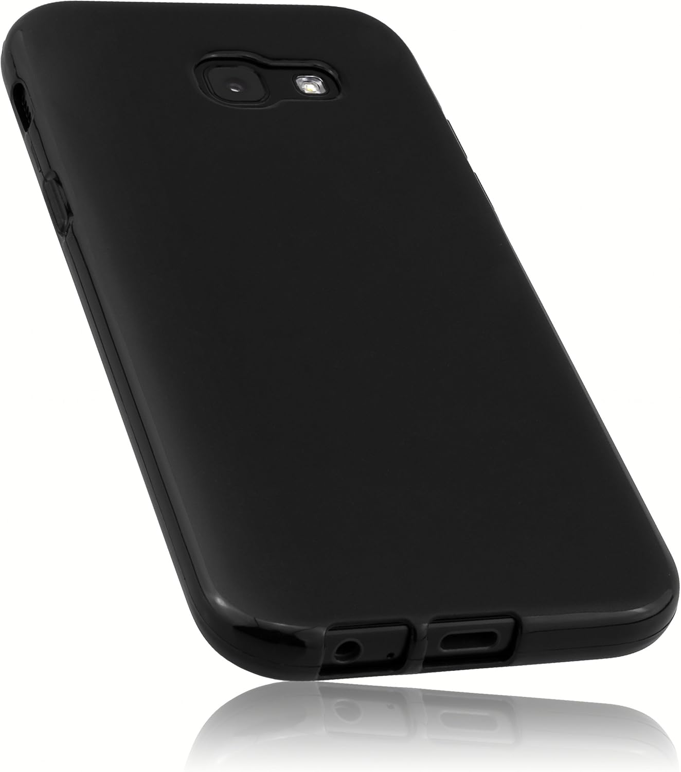 mumbi Funda Compatible con Samsung Galaxy A5 (2017) Caja del teléfono móvil, Negro