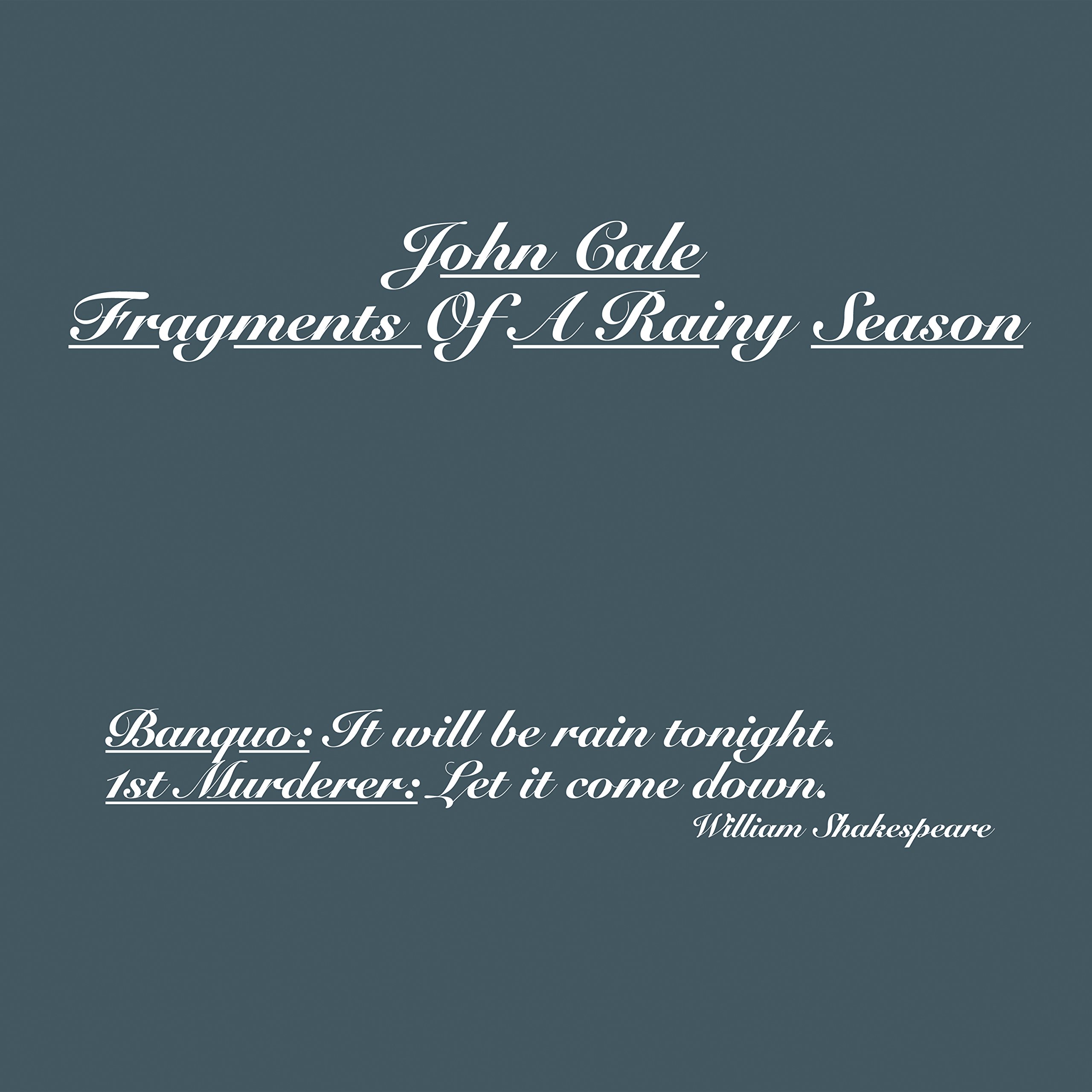 Fragments of A Rainy Season [VINYL]