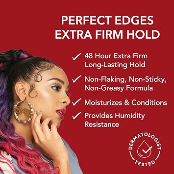 Creme of Nature Argan Oil of Morocco Perfect Edges Extra Firm Hold, 2.25 oz