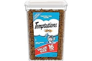 Classic Crunchy and Soft Cat Food Treats With Tuna Flavor