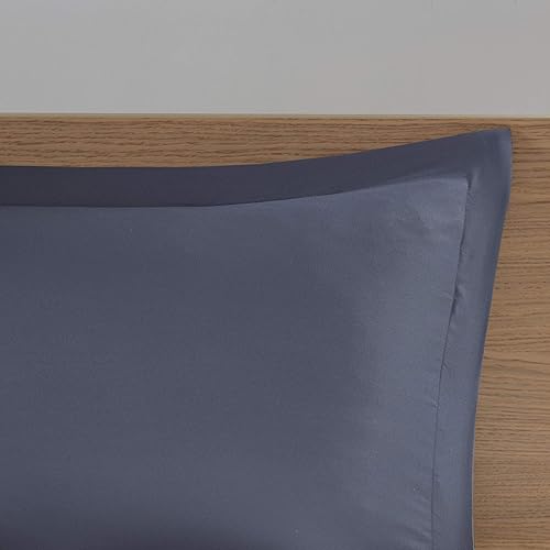 Miniatura 9 de Intelligent Design Marsden - Edredón con diseño de rayas bordadas, almohada casual para todas las estaciones, funda a juego y juego de sábanas