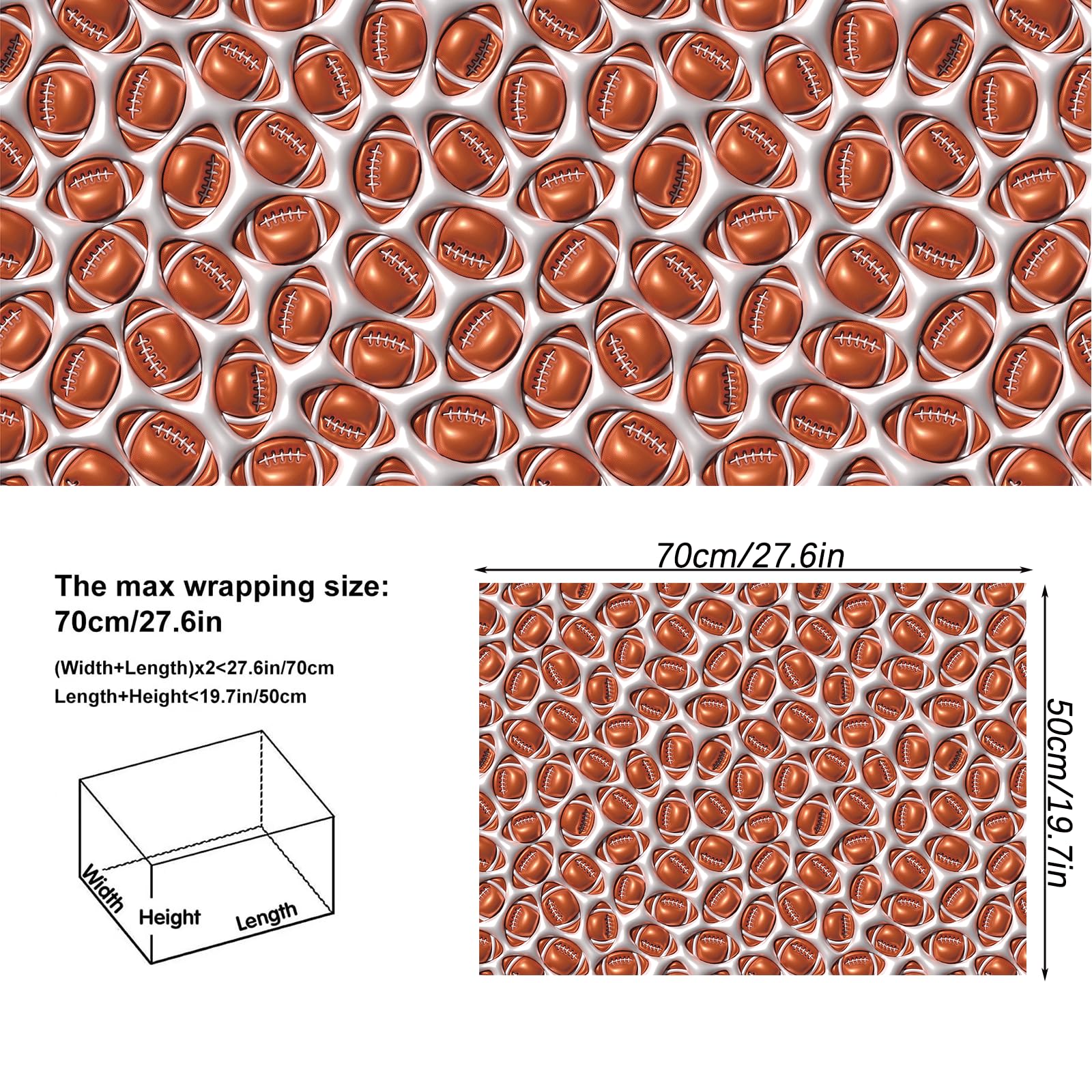 Vnaaem Lot De 6 Rouleaux De Papier Cadeau Avec Nœud Et