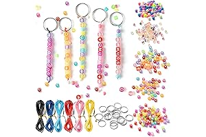 Rainbow Beads for Bracelets and Keychains