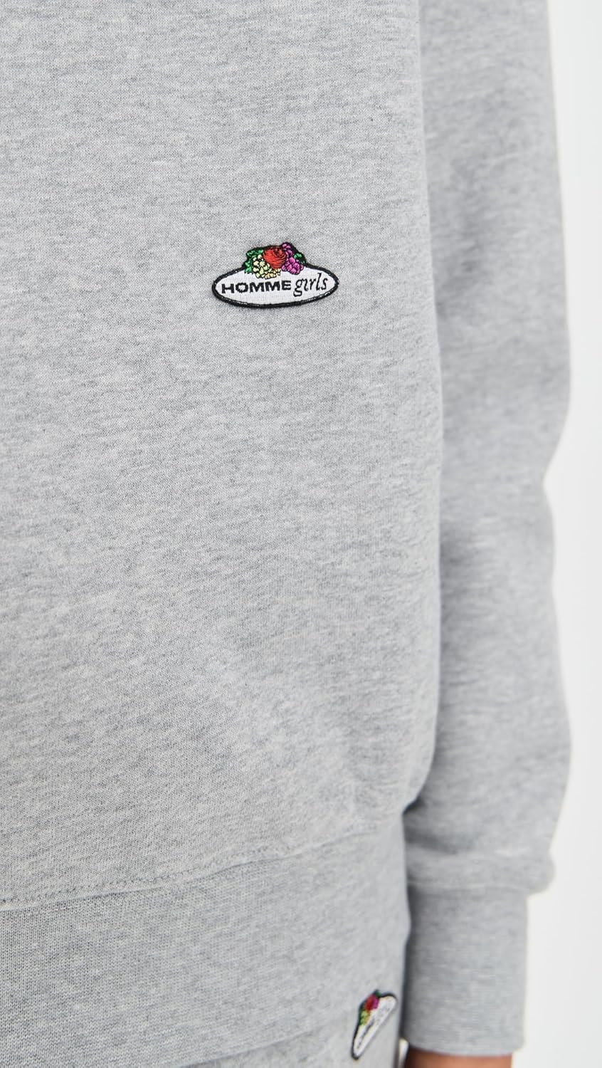 HOMMEGIRLS Women's Homme Girls x Fruit of the Loom Crew Neck Sweatshirt - Image 6