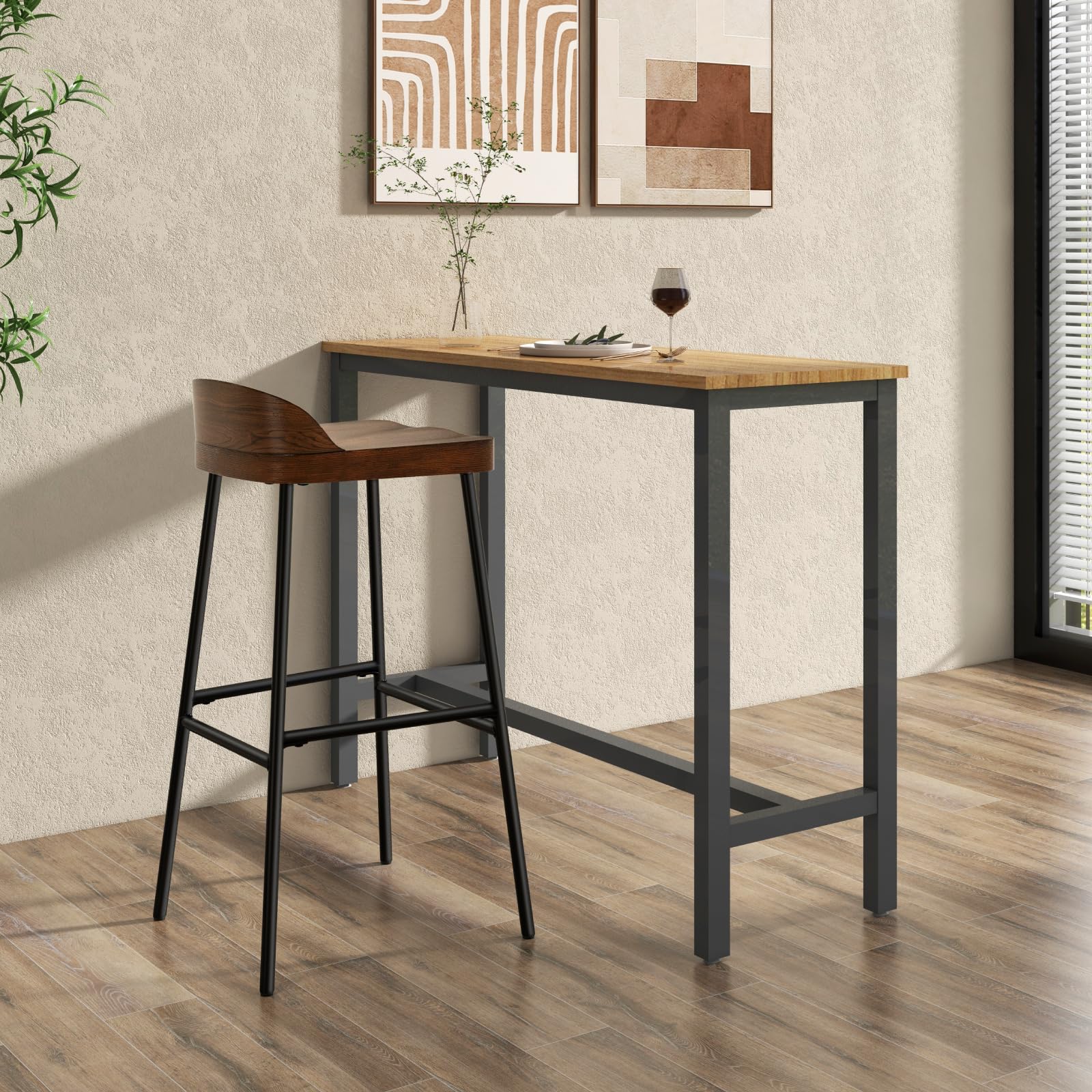 Amazon｜インダストリアルスタイルバースツール 2個セット 73CM シート