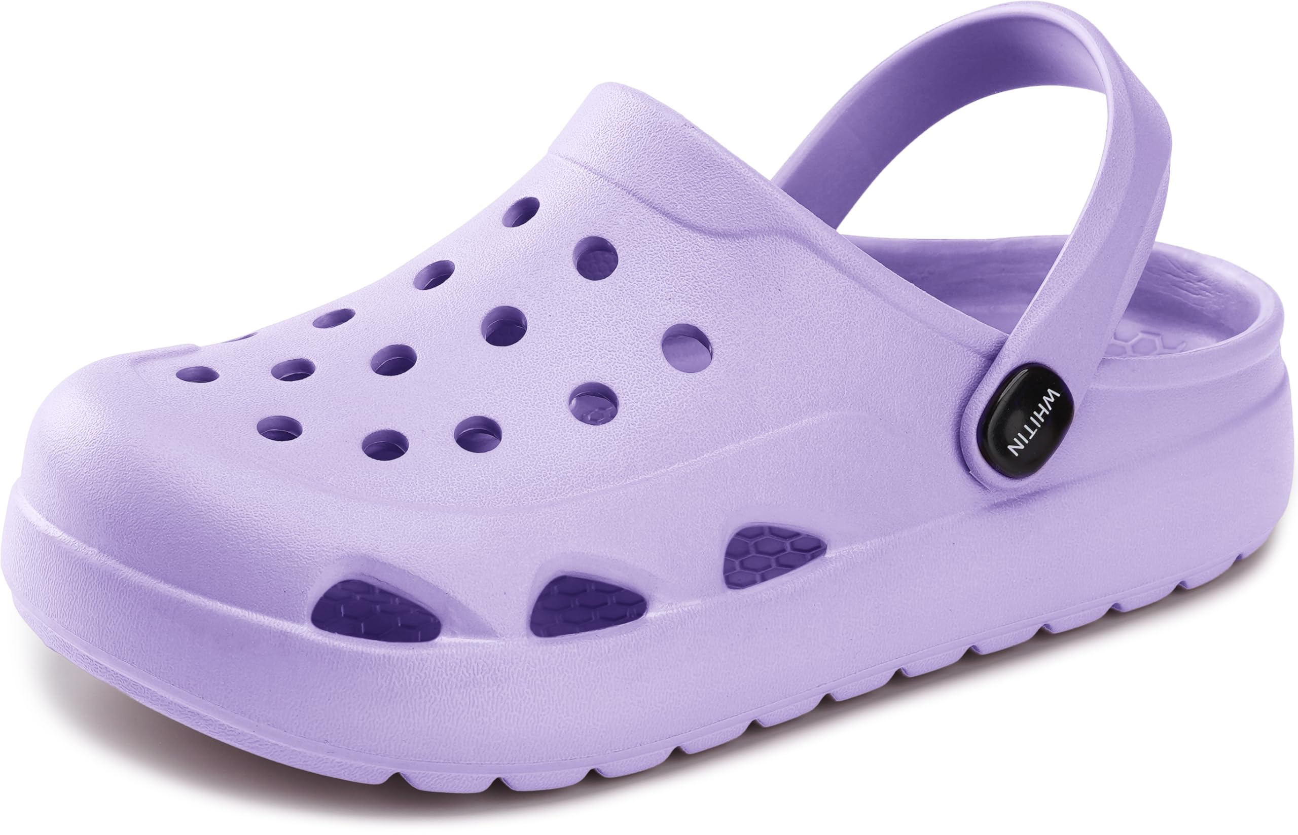 WHITIN Lightweight Garden Clogs with Arch Support for Women and Men Y71 | Cushioned Sole, Easy Slip on and off, Supportive, Roomy Toe Space, Indoor and Outdoor Use, Classic Adult Garden Shoes