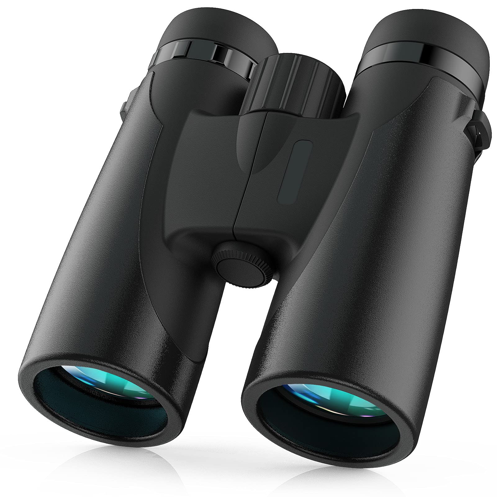 Akake Binoculars, 12x42 Binoculars for Adults Birds Watching Hunting Compact Low Light Night Vision BAK4 Prism FMC Lens