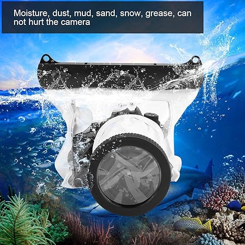 Miniatura 3 de Estink Kit de funda de buceo impermeable, funda de buceo impermeable subacuática para cámara subacuática, funda de buceo para cámaras Nikon DSLR,