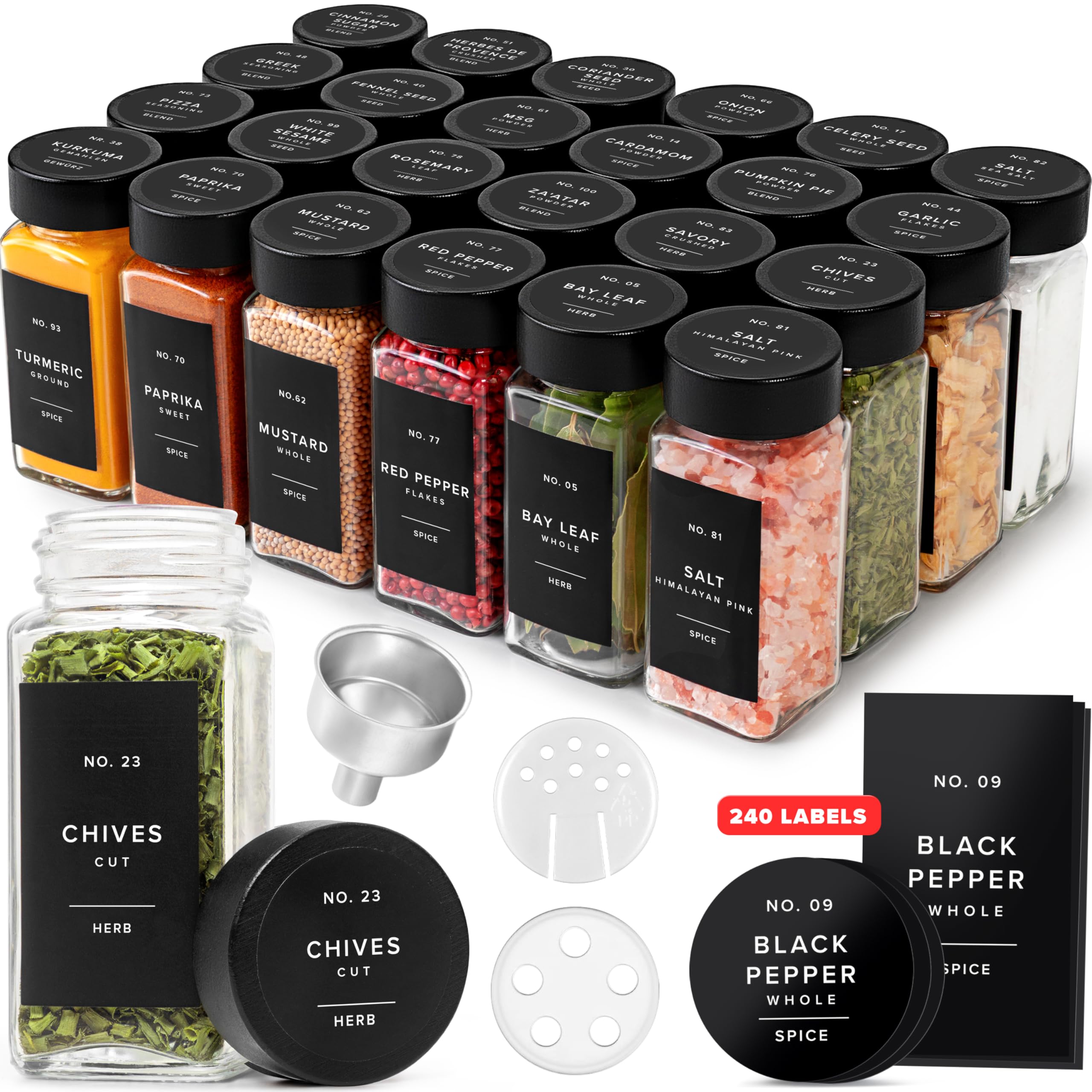 EDELHAUS Spice Jars
