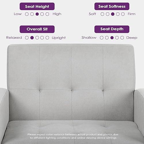 Miniatura 16 de TYBOATLE Juego de 2 sillas decorativas para sala de estar, acogedoras sillas decorativas negras copetudas modernas de mediados de siglo con brazos