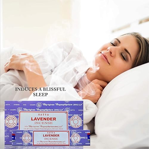 Miniatura 5 de Satya Nag Champa - Varitas de incienso de lavanda, 12 unidades