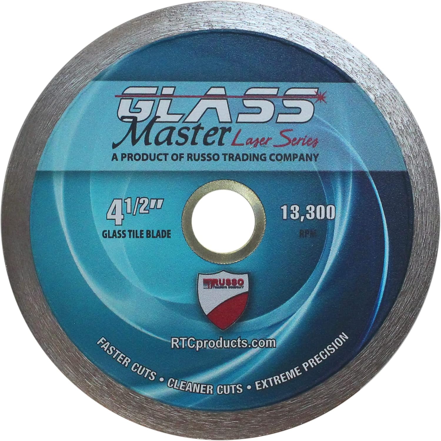 RTC Products DB45GM 4.5 in. Glass Master Laser Series Diamond Blade