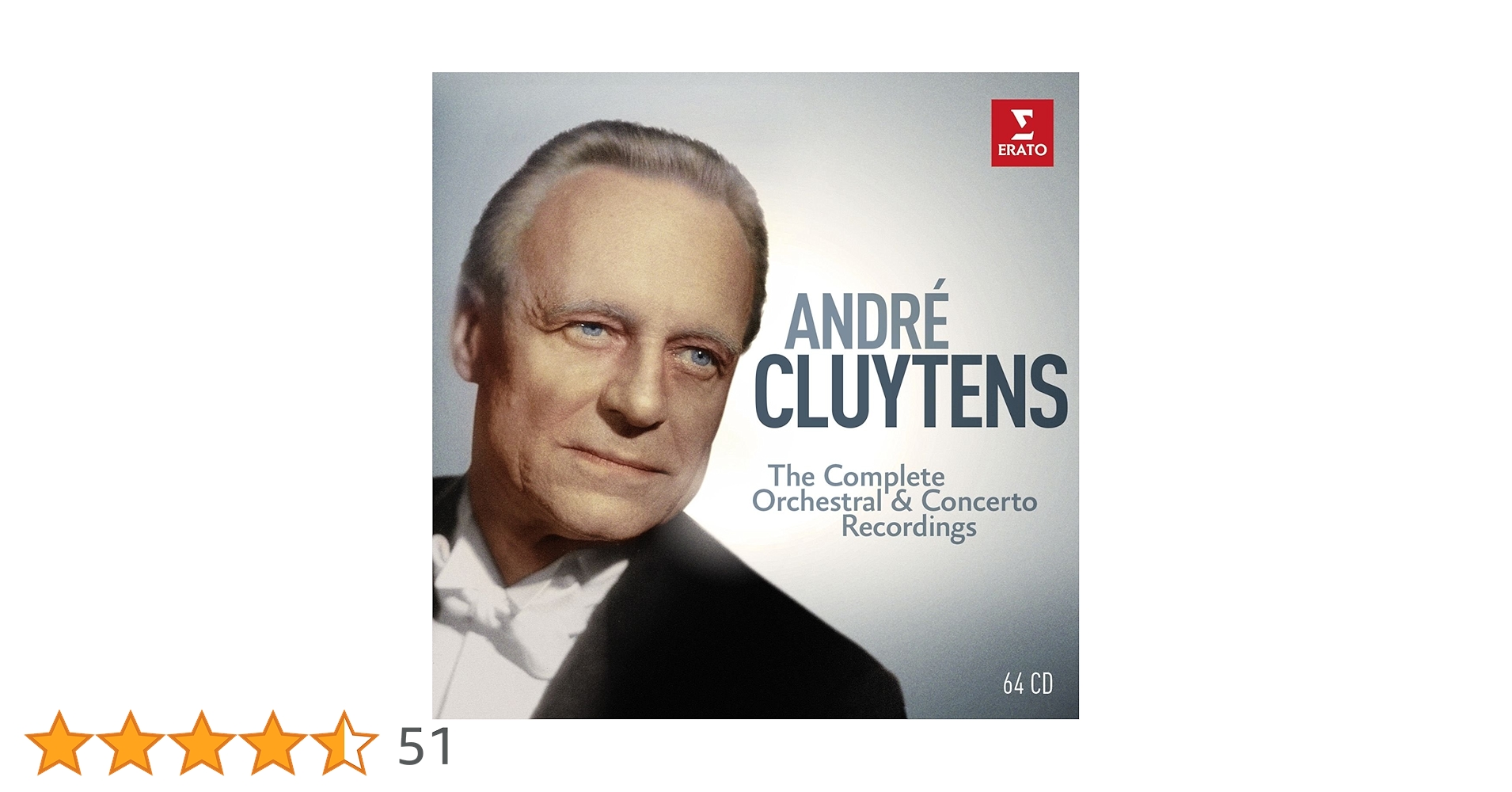 アンドレ・クリュイタンス 65枚組CD Amazon.co.jp: Andre Cluytens - The Complete Orchestral