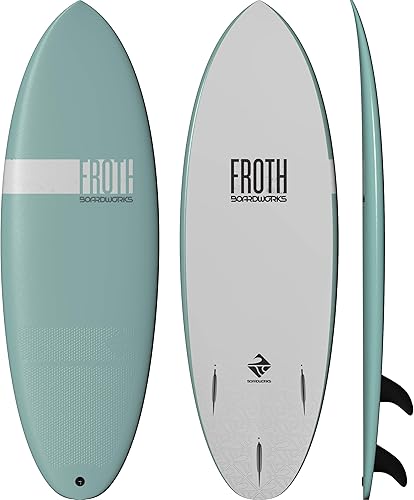 Tabla de surf suave Boardworks Froth - Tabla de Wakesurf - 3 colores, 5 tamaños de 5 a 9 pies