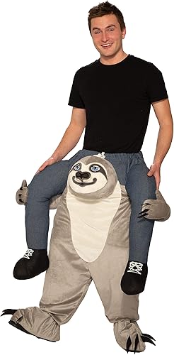 Forum Ride-On - Disfraz de perezoso, gris, talla única, Gris