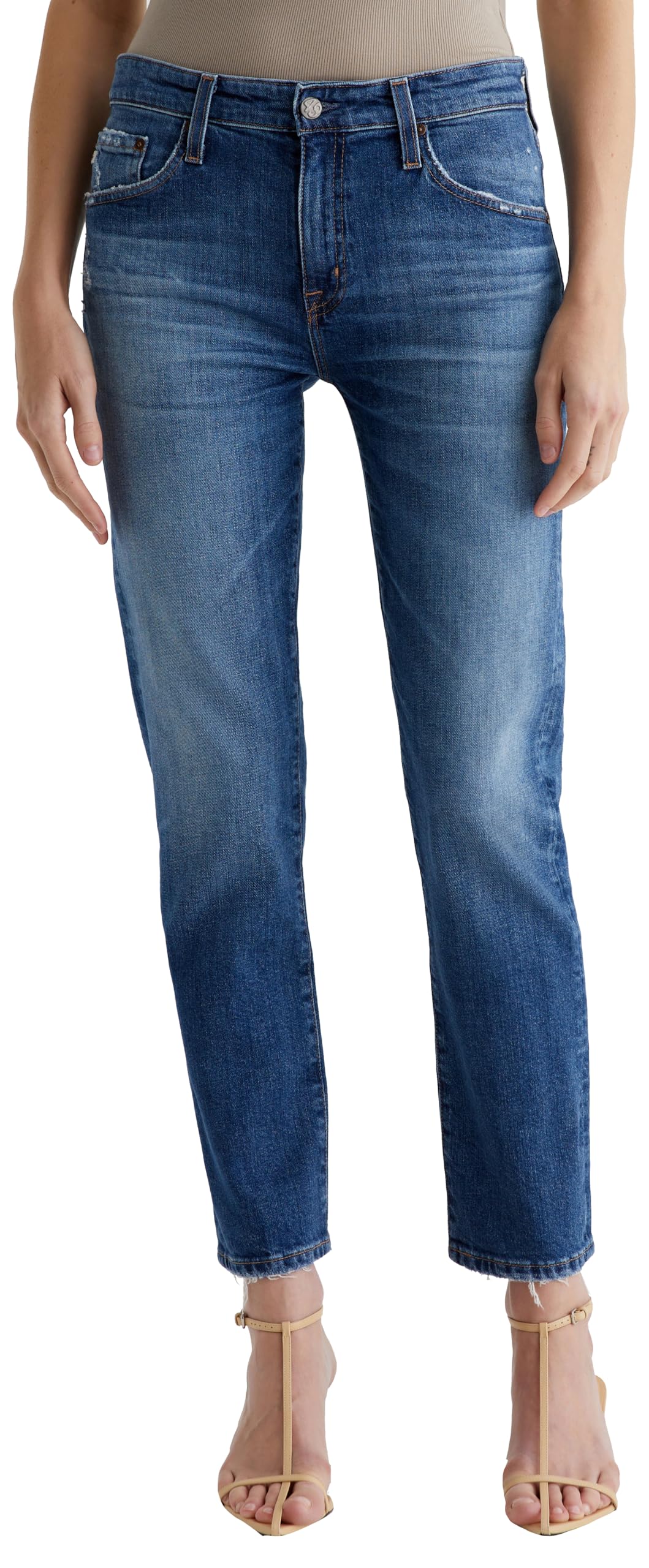 AG Jeans Women's Ex-Boyfriend Mid Rise Slouchy Slim