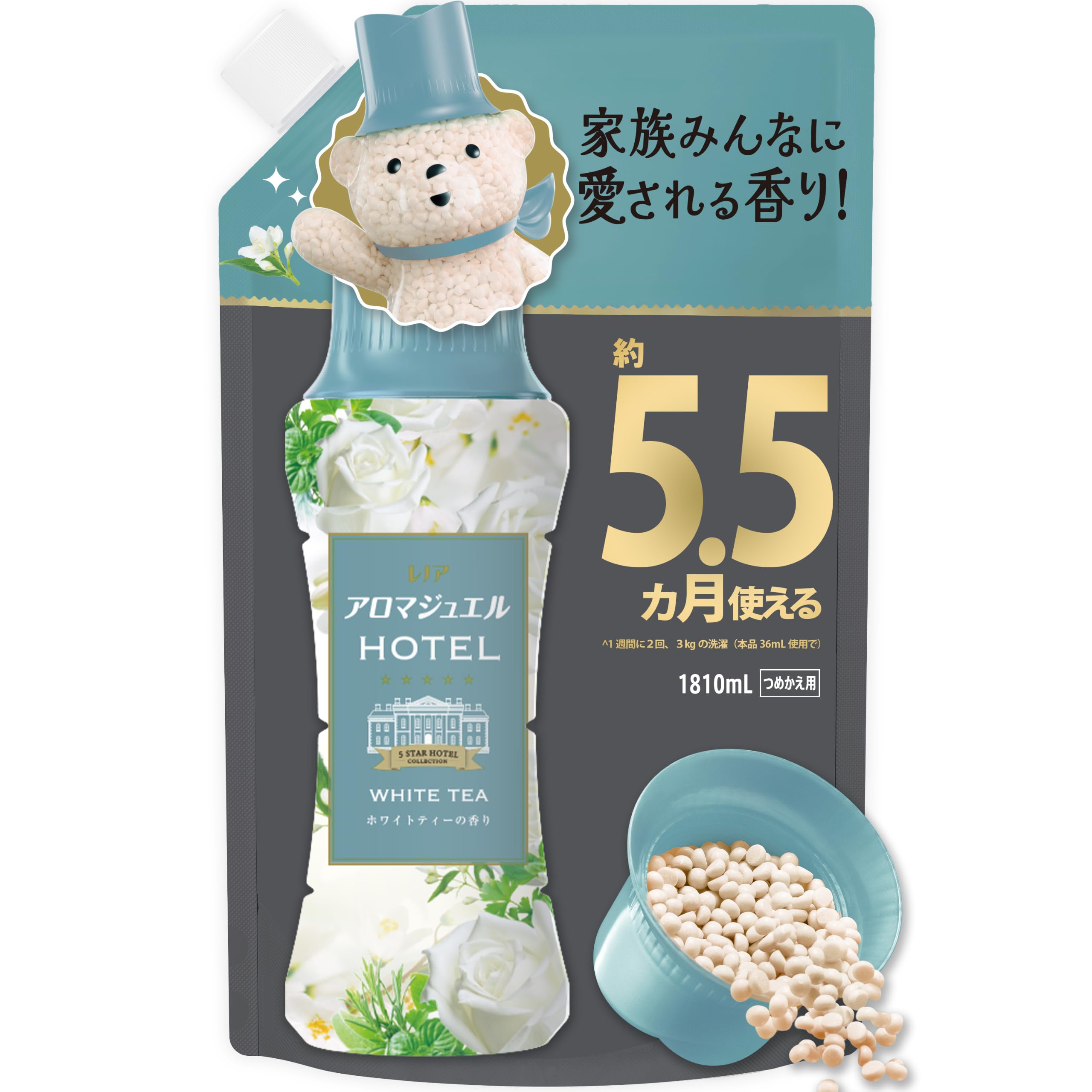 Amazon.co.jp: レノア アロマジュエル HOTEL お洗濯の香り付けビーズ