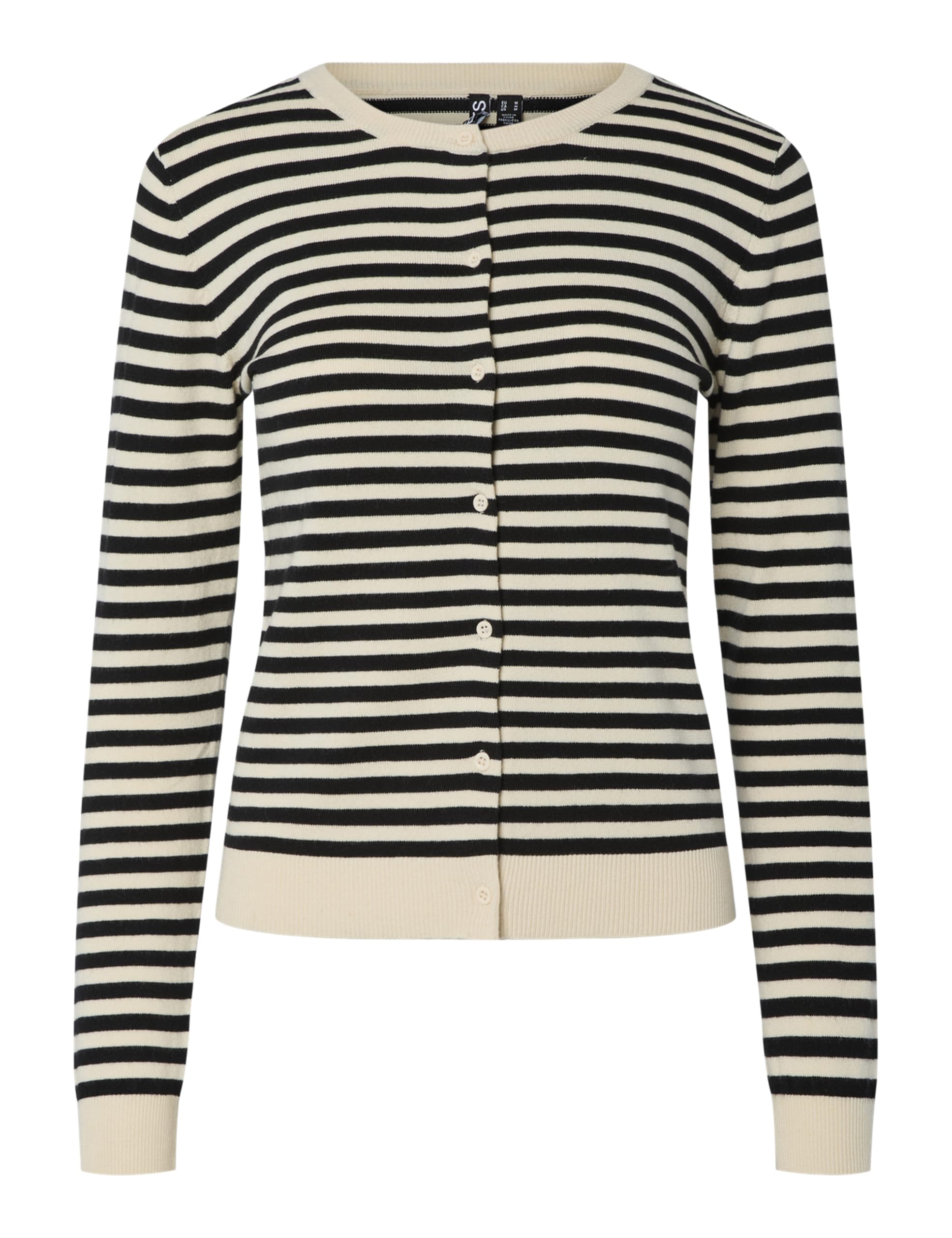 PIECES Pcnora LS O-Neck Knit Cardigan Noos BC, Birch, S