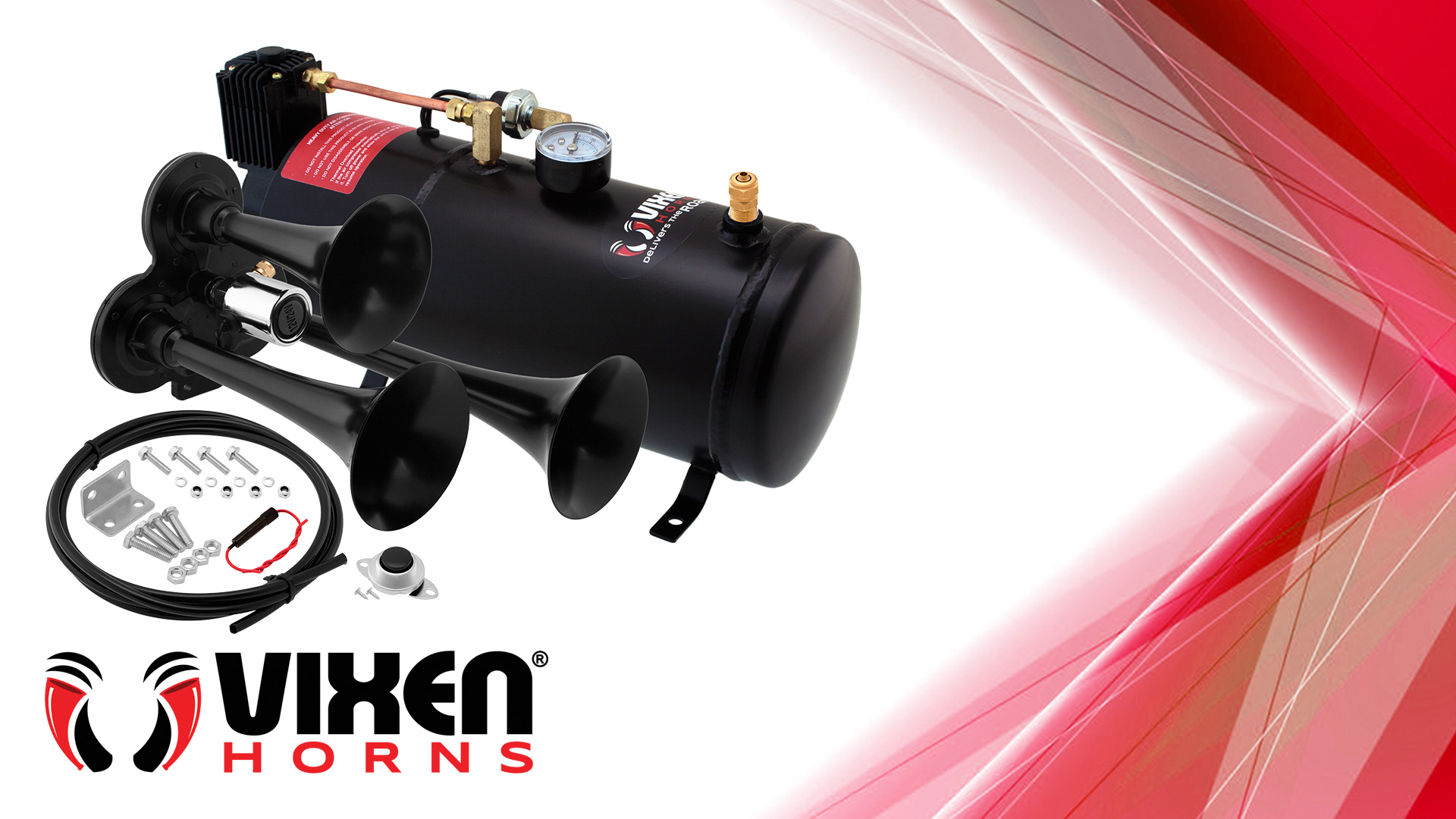 Amazon.com: Vixen Horns Train Horn Kit for Trucks/Car/Semi