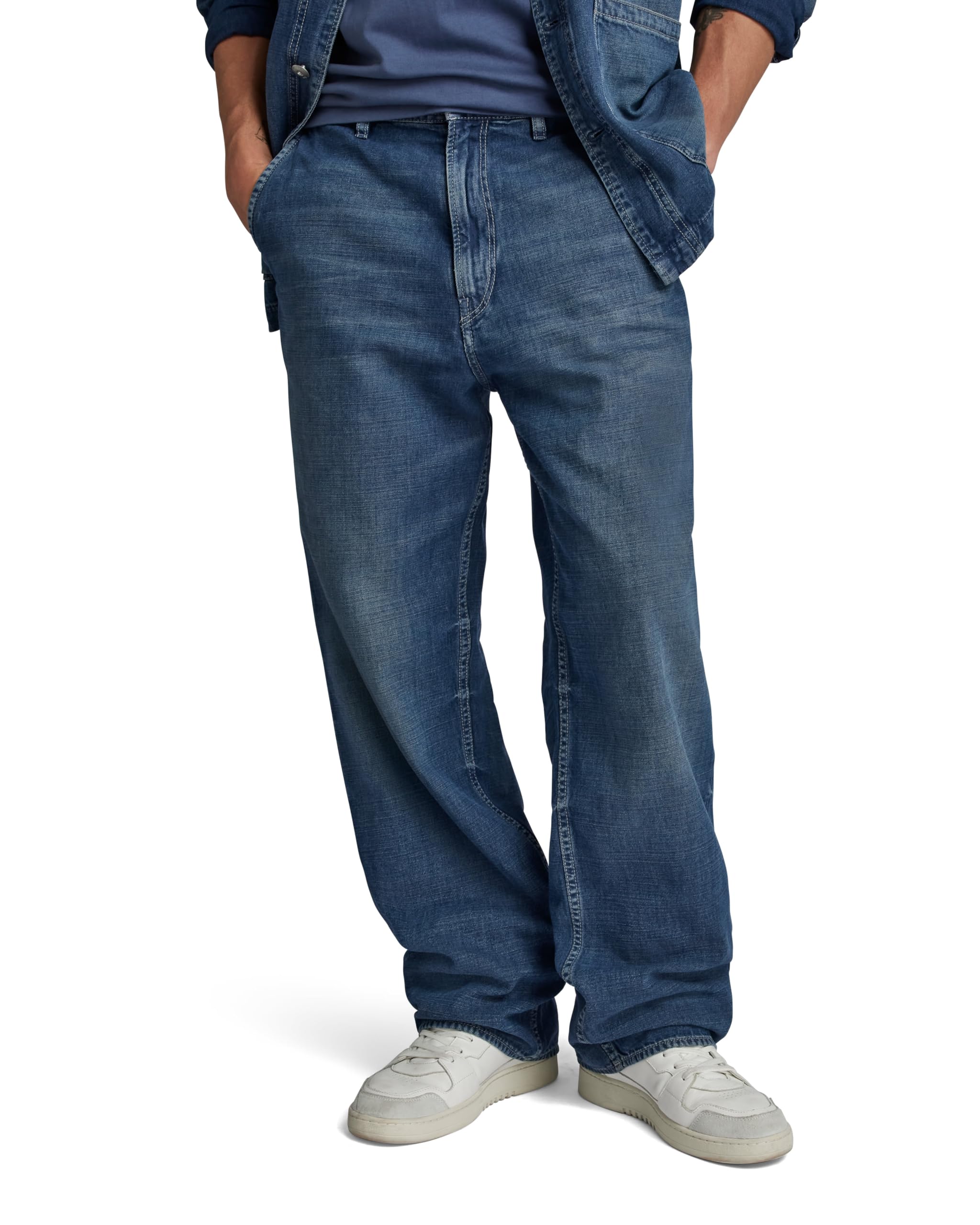 G-STAR Men's Mosa Straight Chino, Blue (salute D25547-5126-C742), 31W / 32L