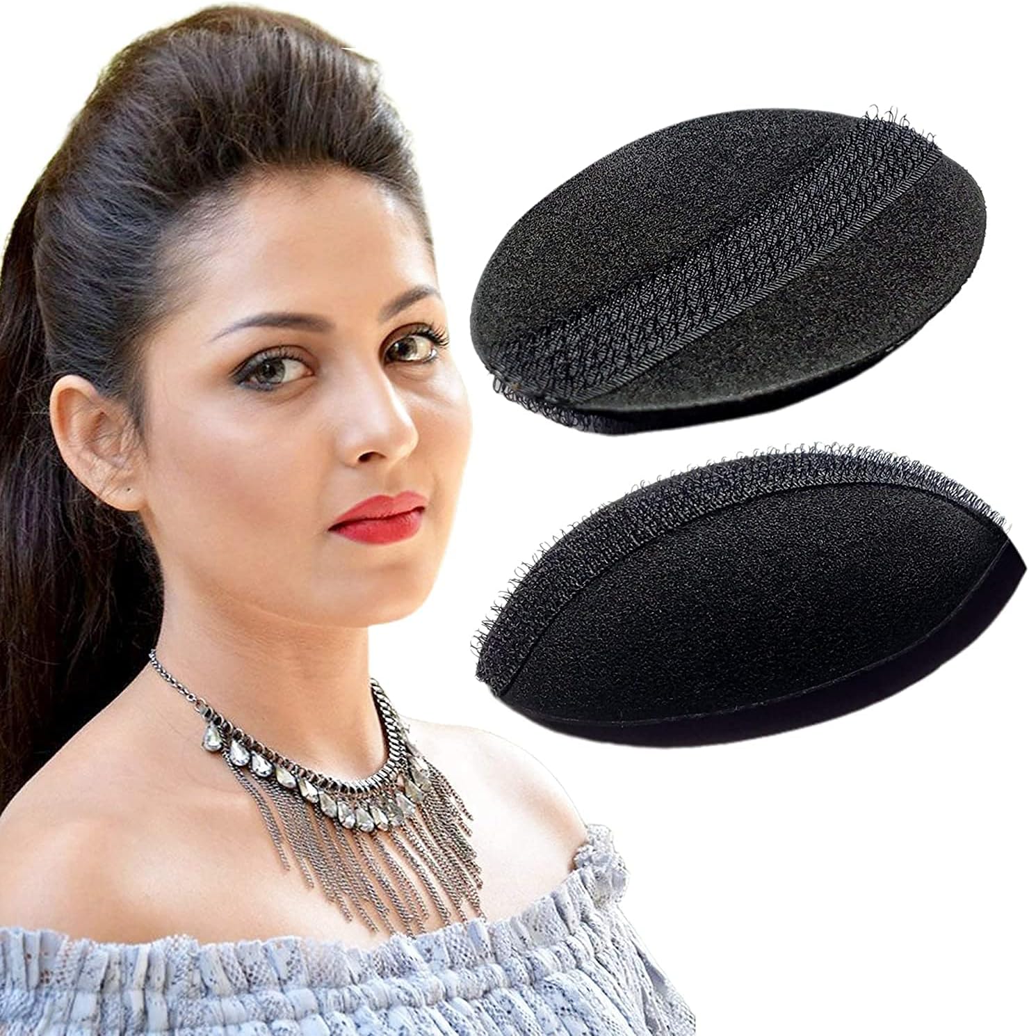 Puff Maker Tool Oval Shape Hair Styling Tool Set of 2 Hair Accessories Add Bump And Puff Volumizer To Hair Styling Accessory For Women and Girls – Pack of 1
