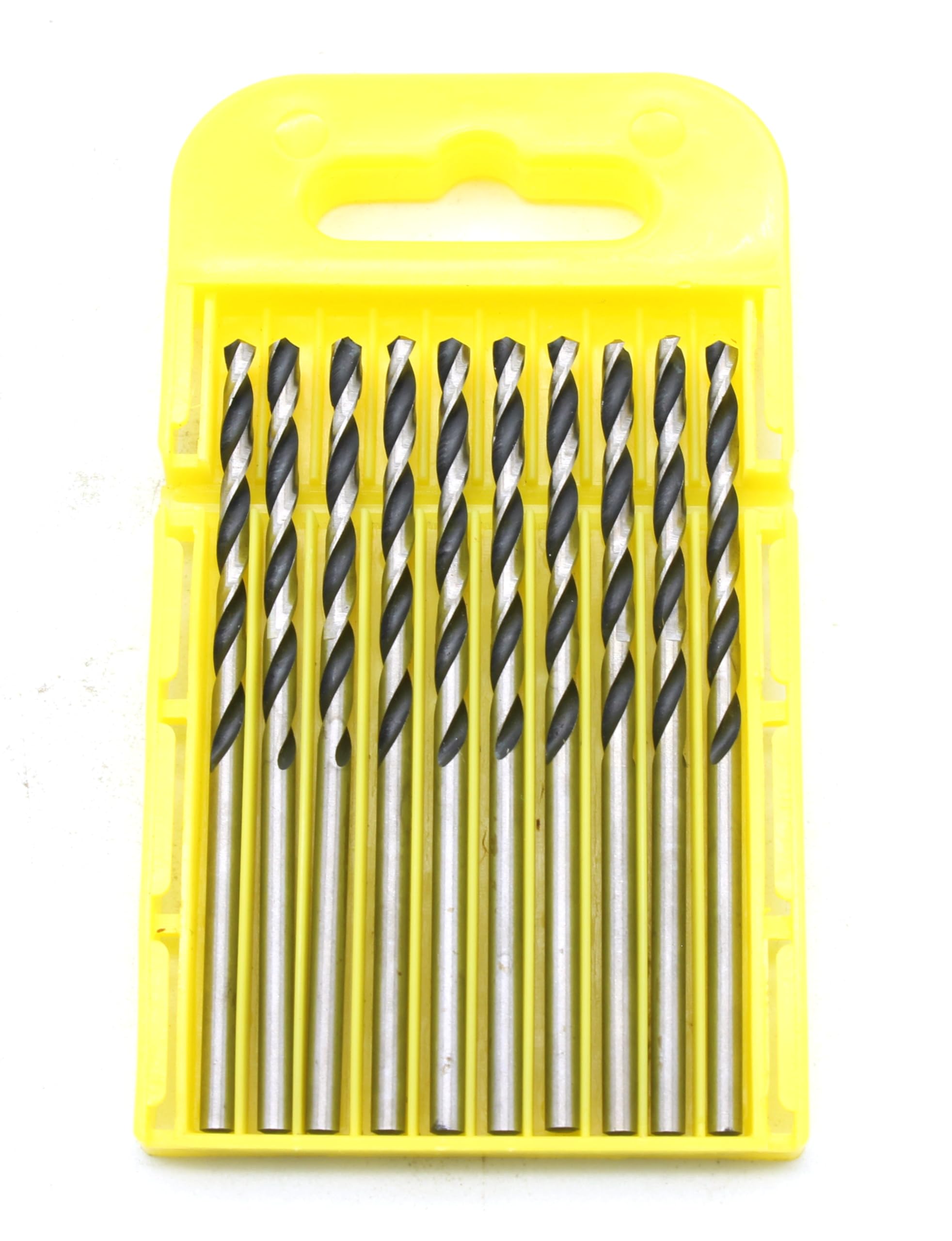 TMAX Cobalt Jobber Drill Bit Set 3/32 Inch, 10 Pcs M35 High Speed Steel Jobber Length Twist Drill Bit Kit for Hardened Metal, Stainless Steel, Cast Iron, Wood and Plastic, with Storage Case