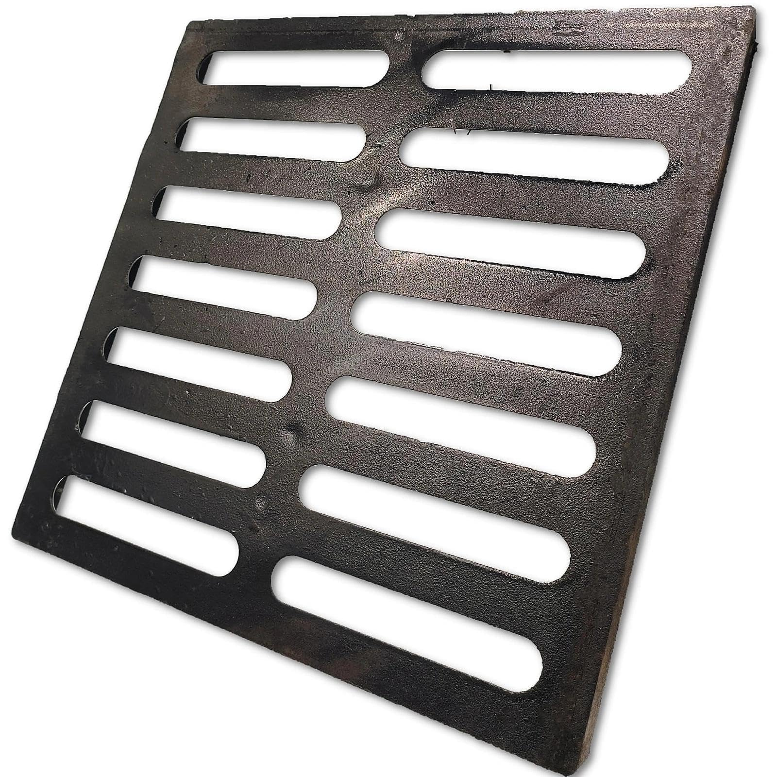 DUUMUUT Cast Iron Drain Grate, Driveway Channel Cover 391 x 391 mm
