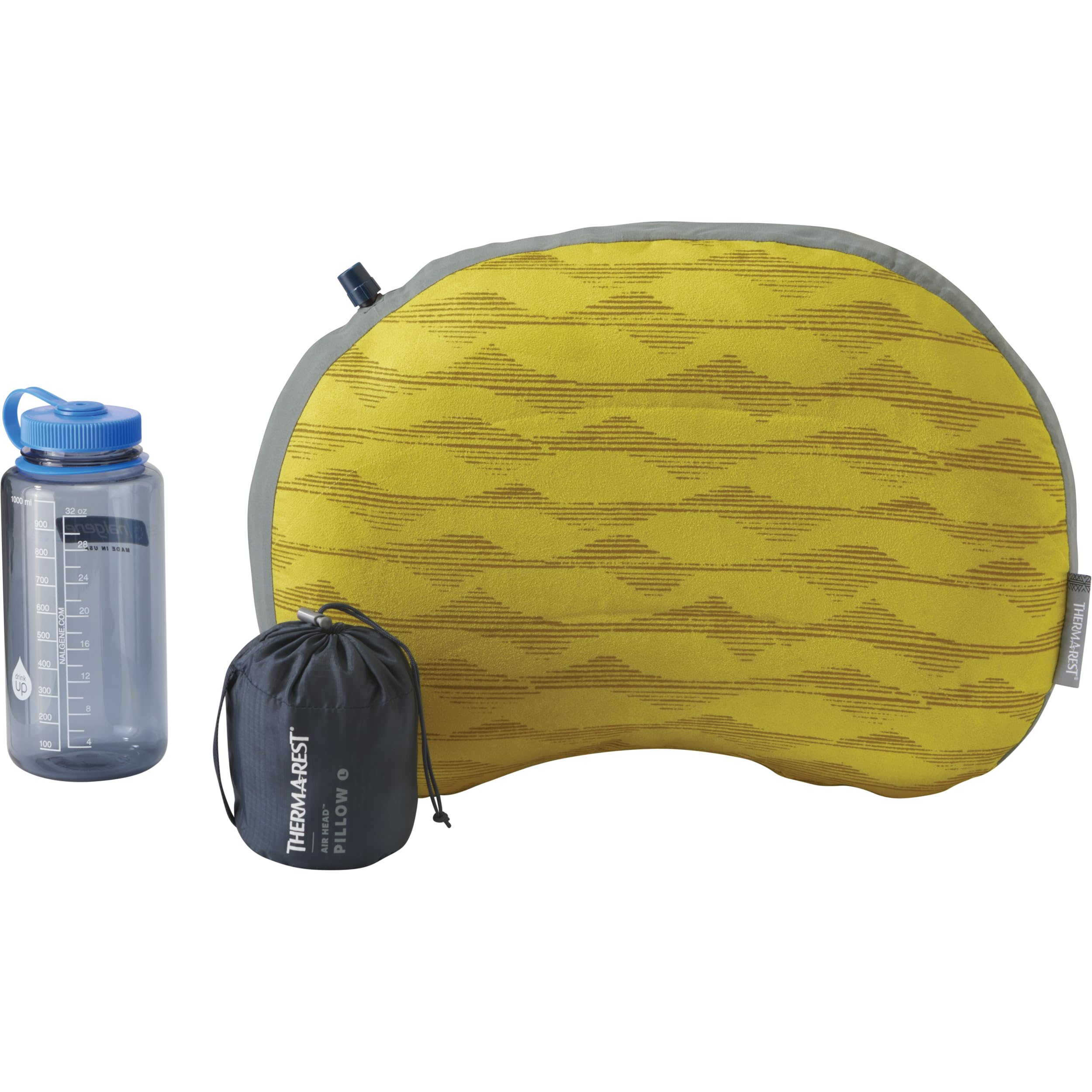 Therm-a-Rest Air Head nadmuchiwana poduszka kempingowa i podróżna, żółte góry, duża