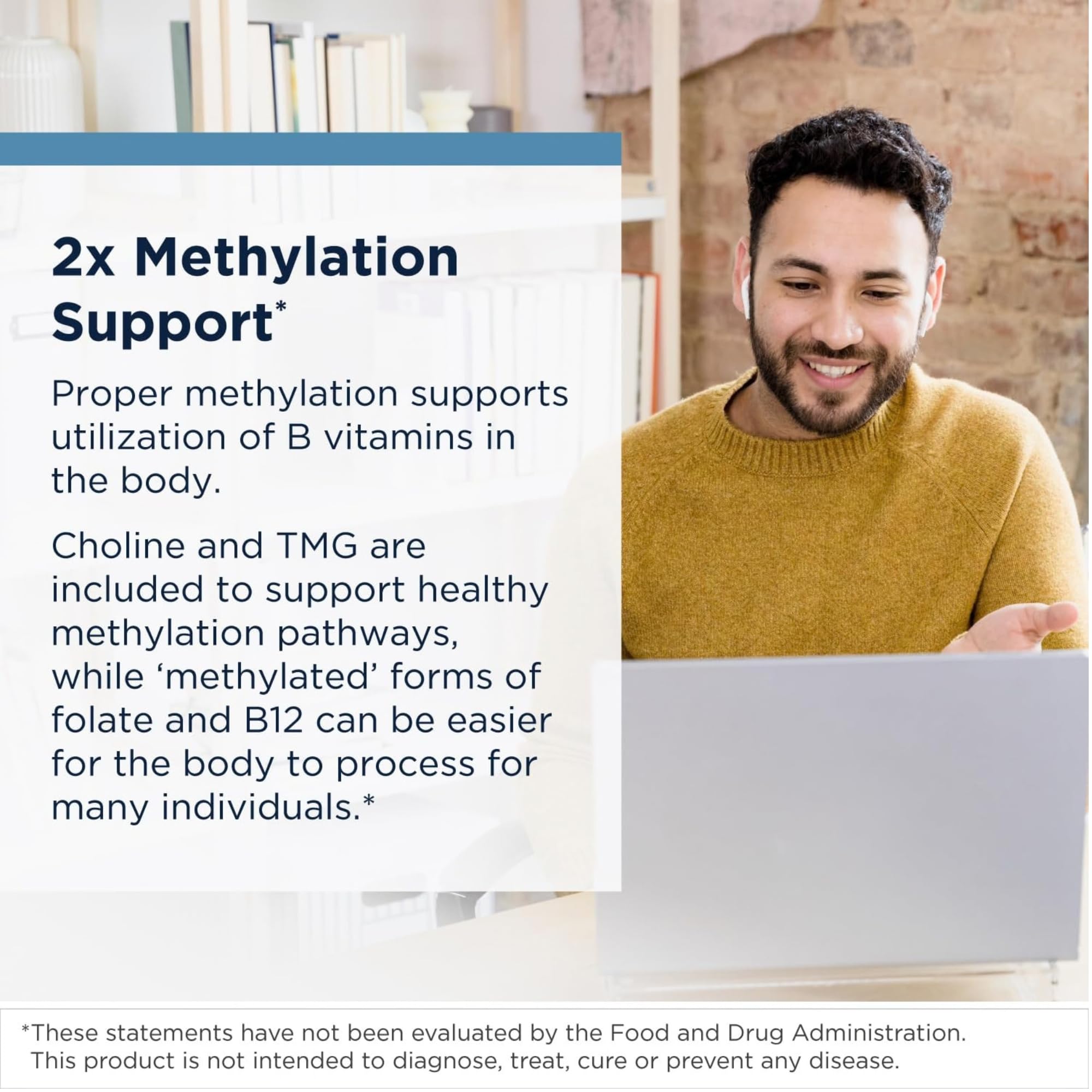 Designs for Health Methylated Vitamin B Complex, 60 Capsules — Amazon image 3