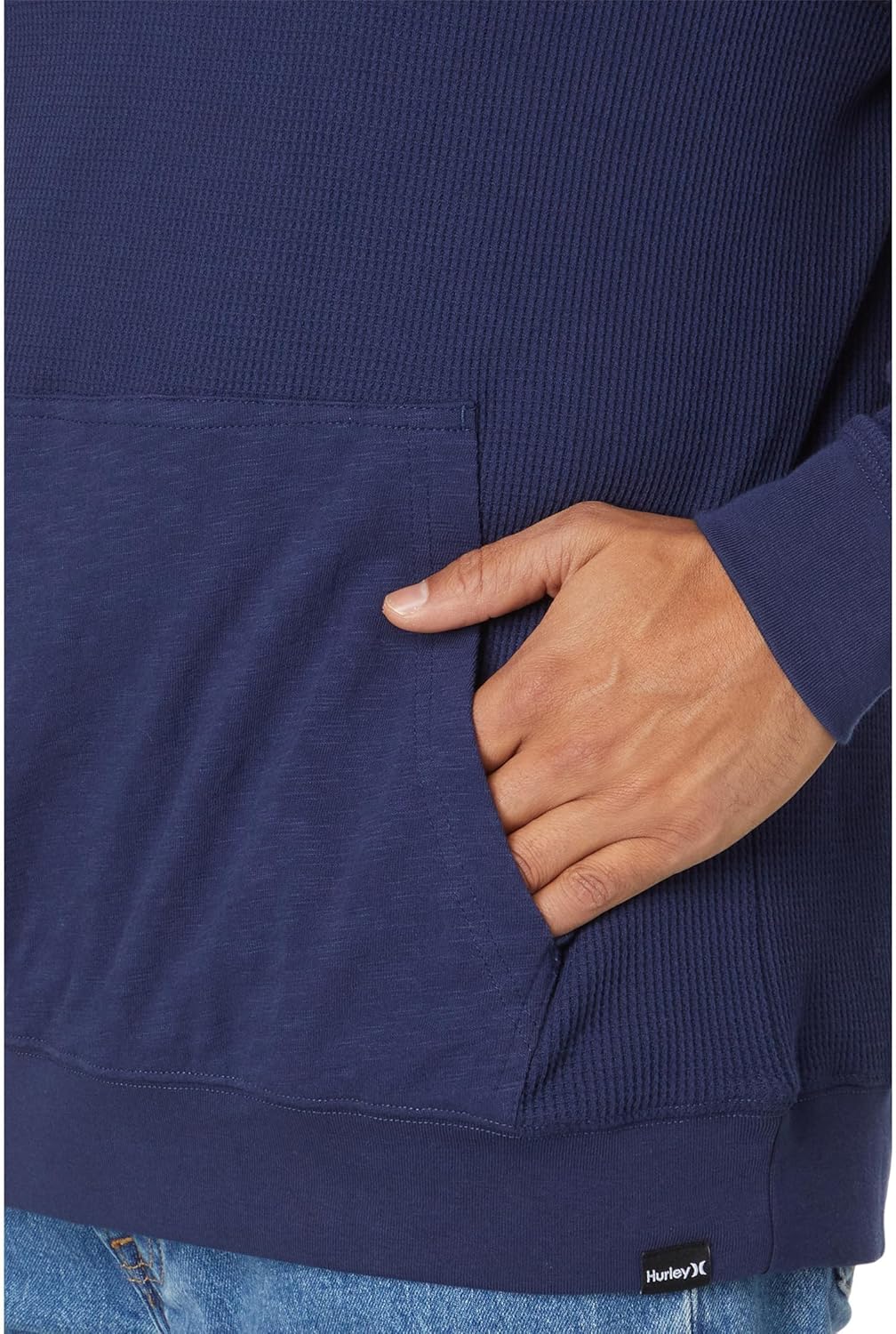 Hurley mens Felton Thermal Hoodie Long Sleeves