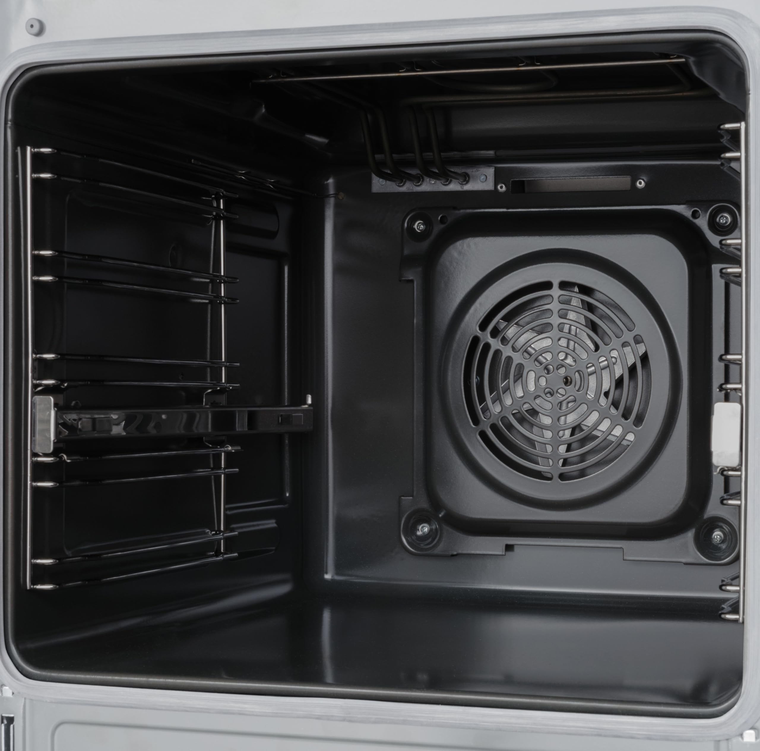 Amica Standherd Elektro 65 Liter 50 cm 11 Funktionen Glaskeramikkochfeld HiLight Kochzonen SensorControl SteamClean EasyClean Schwarz Matt