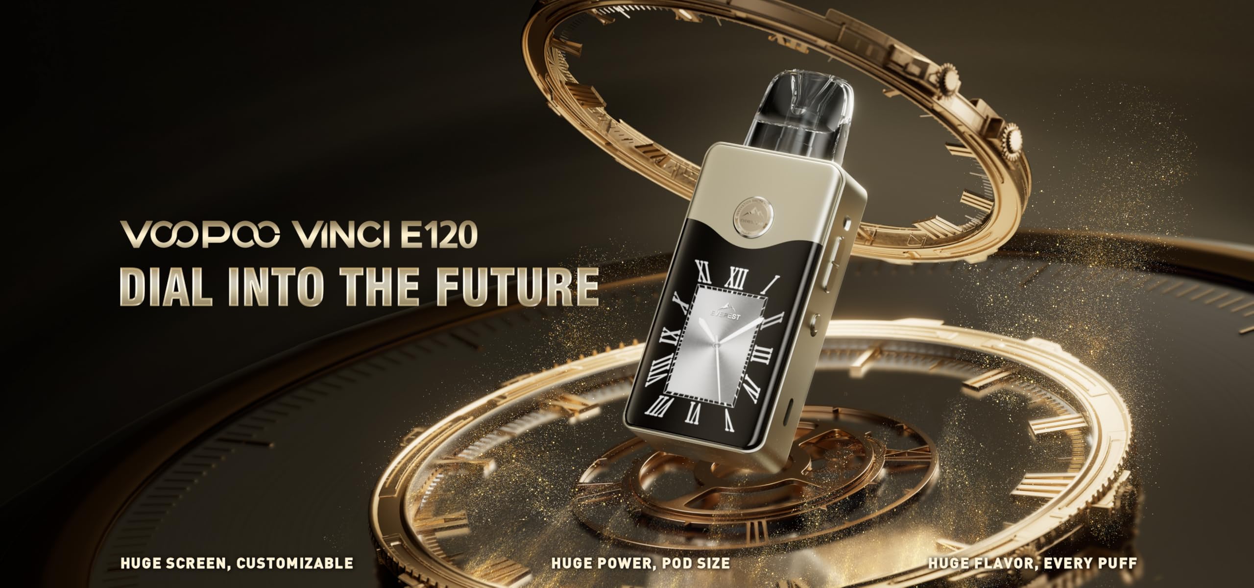 VINCI E120 | VOOPOO VINCI E120 Pod Kit 120 W 4500 mAh 2 ml VMATE Top Fill  0,15 /0,3   Vaporisateur de cigarette lectronique  Sans e-liquide,  sans nicotine (bleu neige) : Amazon.fr: High-Tech