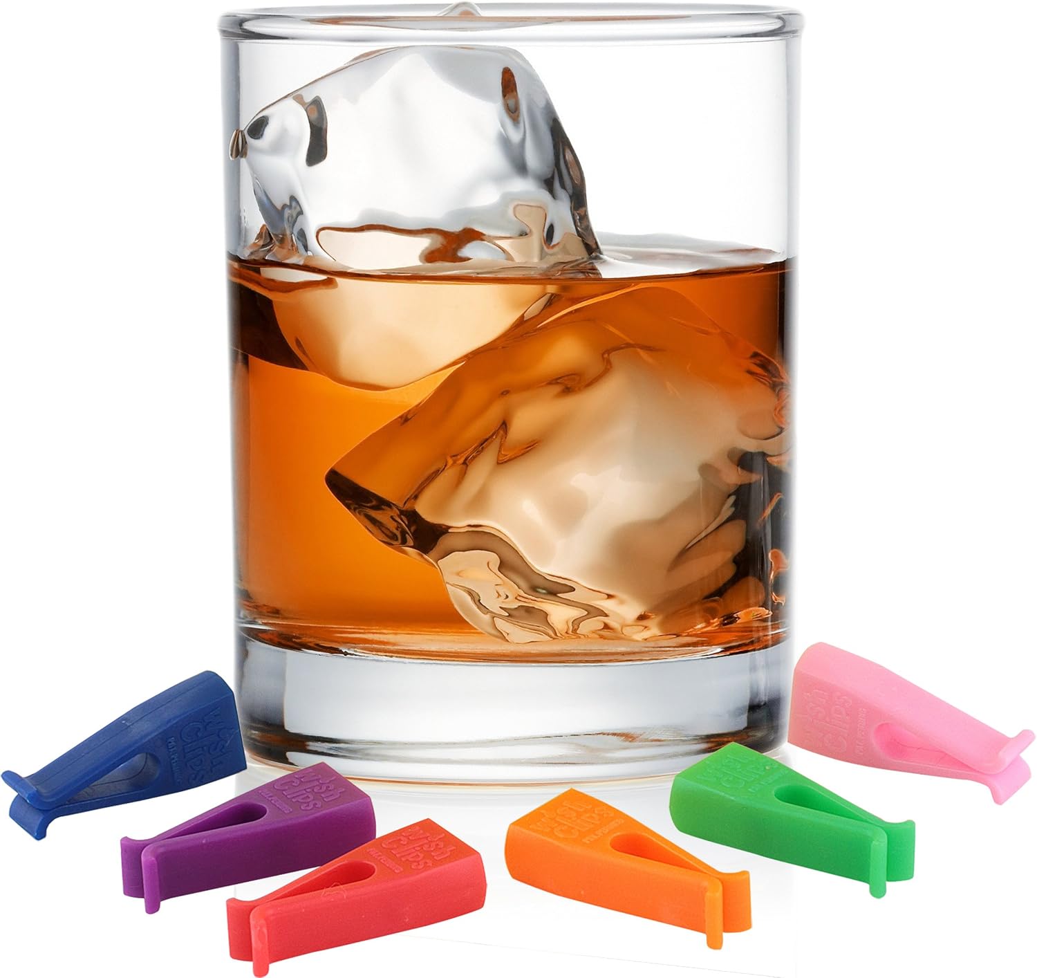 Birthday Candles for Drinks | 15 Colored Candles and Clips | Happy Birthday Cake Candles with Holder | 21st Birthday Gifts for Her Him | Beer Cake Bottle Shot Glass Wine Cup Candle Holder