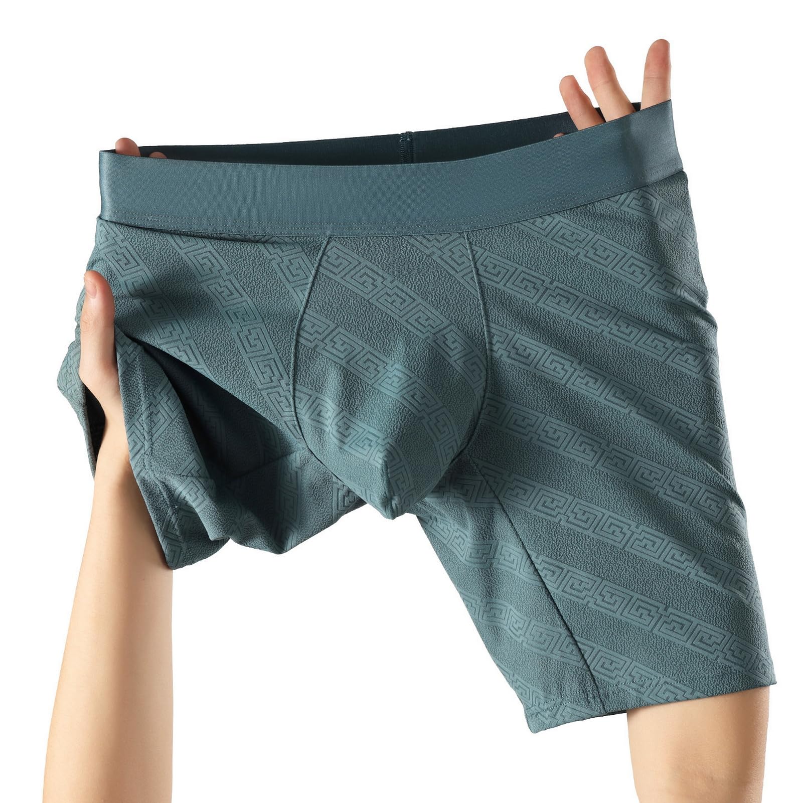 Faringoto Calzoncillos tipo bóxer para hombre, ropa interior de pierna extendida