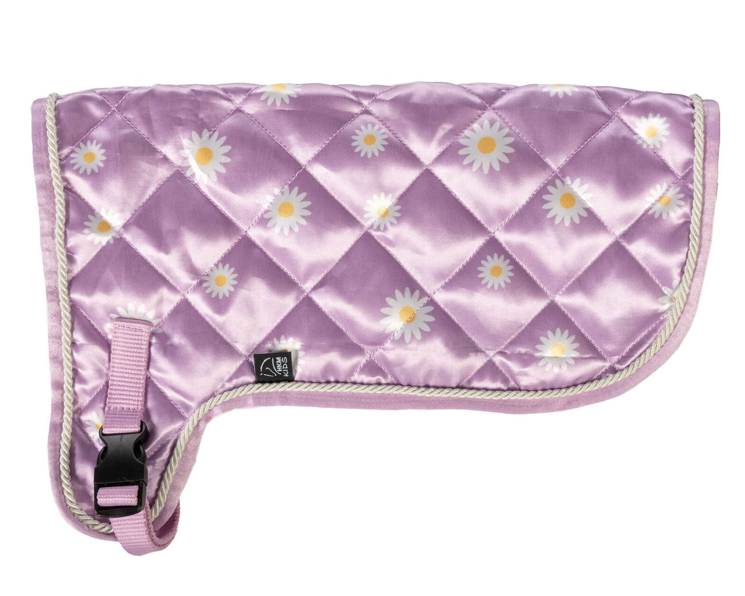 HKM Hobby Horsing Print Rug Purple With Daisies One Size