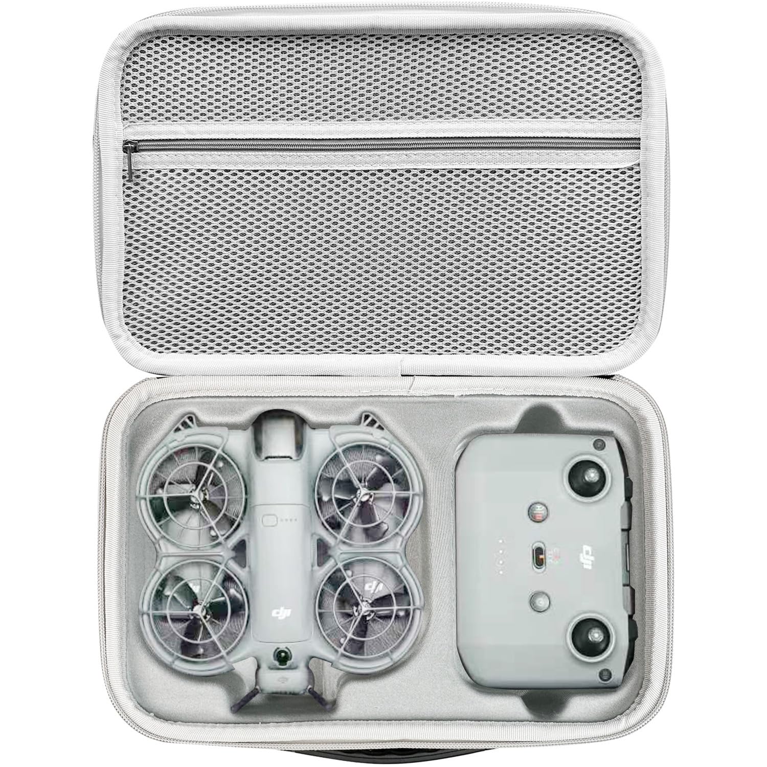 Honlyn Carrying Case for DJI Neo 2 Drone, Case Portable PU Leather Storage Shoulder Bag Fly More Combo Drone and RC-N3 Remote Controller Accessories