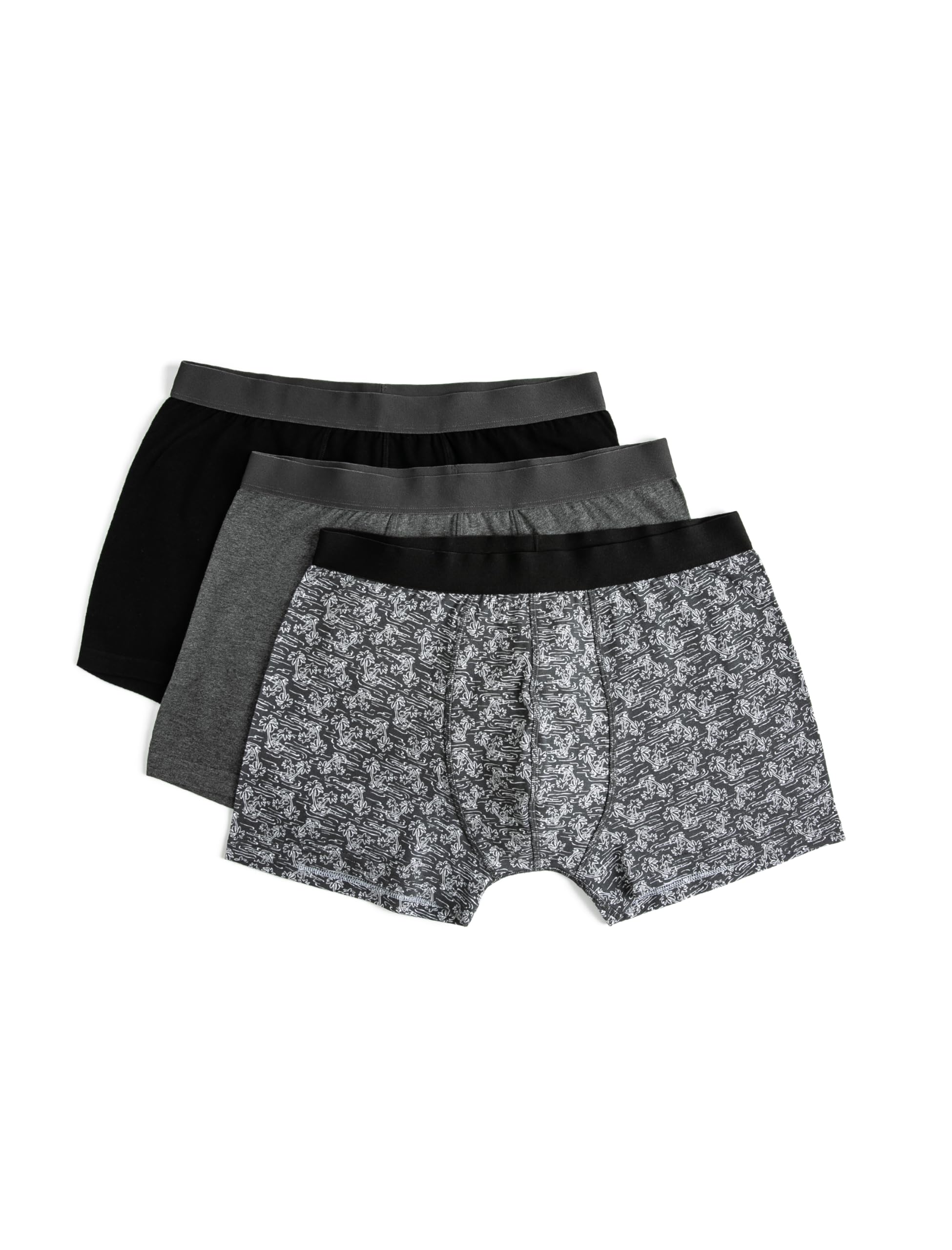 Çiçek Baskılı 3'lü Boxer Set 4SLM90025MK Boxer Erkek