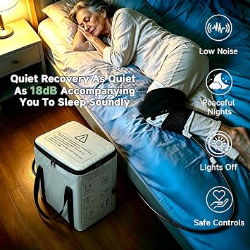 18L Ice Machine for Knee Surgery, Knee Ice Pack Wrap