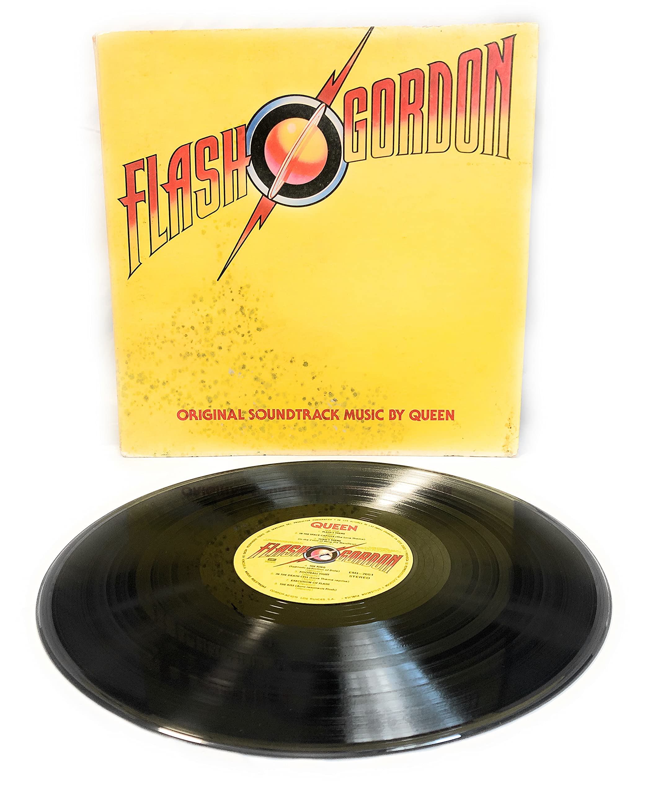 クイーン・デヴィッド・ボウイ サイン入りレコード FLASH GORDON Amazon.com: Queen: Flash Gordon (Original Soundtrack Music) [Vinyl]