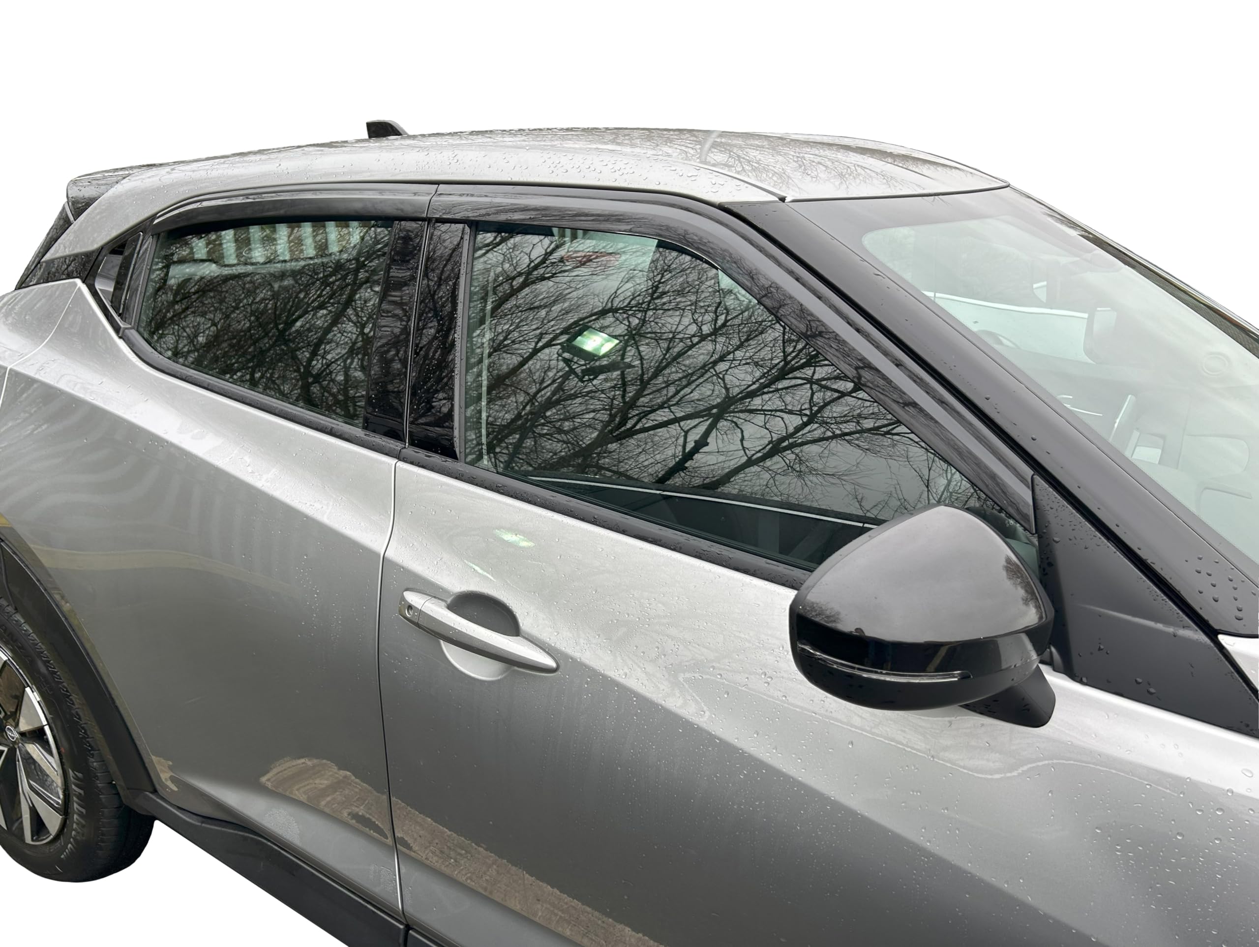 AUTO CLOVER Juego de deflectores de viento para Nissan Juke 2020+ (4 piezas)