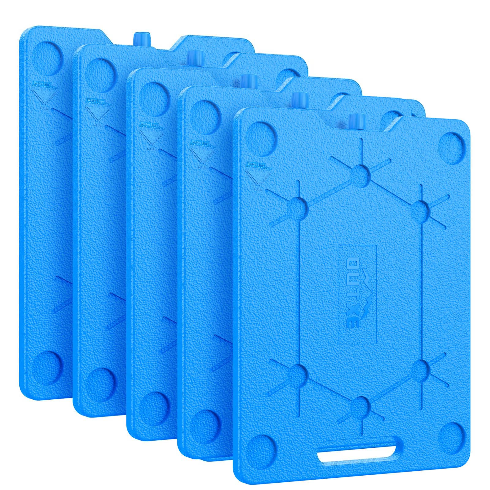 OUTXE Ice Packs for Coolers - Large- 10 x 13 Inch, Space Saving - Reusable, Long Lasting, Cold Freezer Packs for Coolers&Totes to Keep Food Fresh